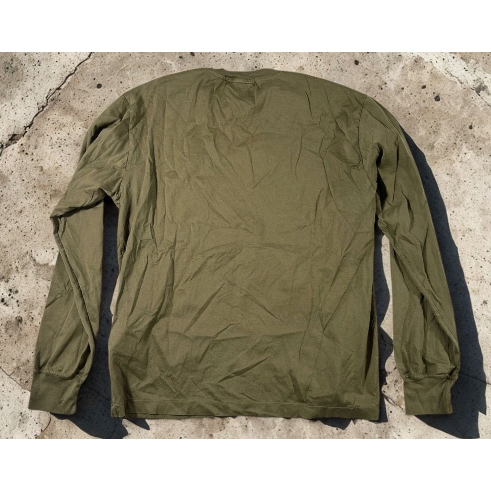 Stone Island Stone Island Compass Logo Patch Green Long Sleeve T-Shirt L Size US L / EU 52-54 / 3 - 2 Thumbnail