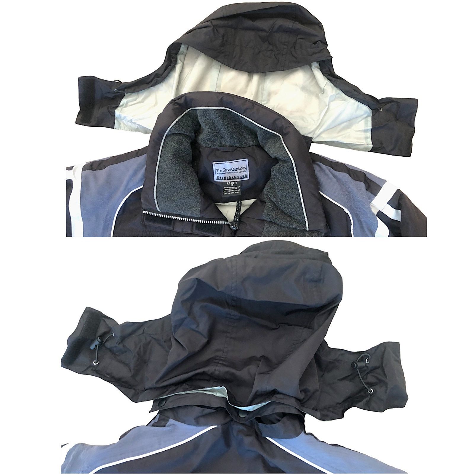 Other Great Outdoors Women's 14 Large Winter Coat w Packable Hood Size L / US 10 / IT 46 - 15 Thumbnail
