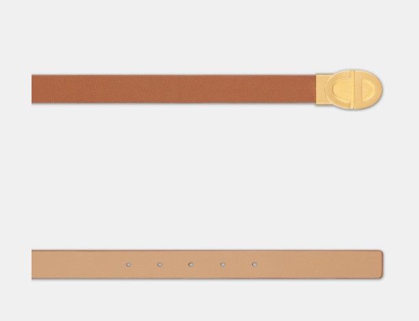 Dior o1w1db11024 Size: OS / Reversible Belt in Brown Size ONE SIZE - 3 Thumbnail