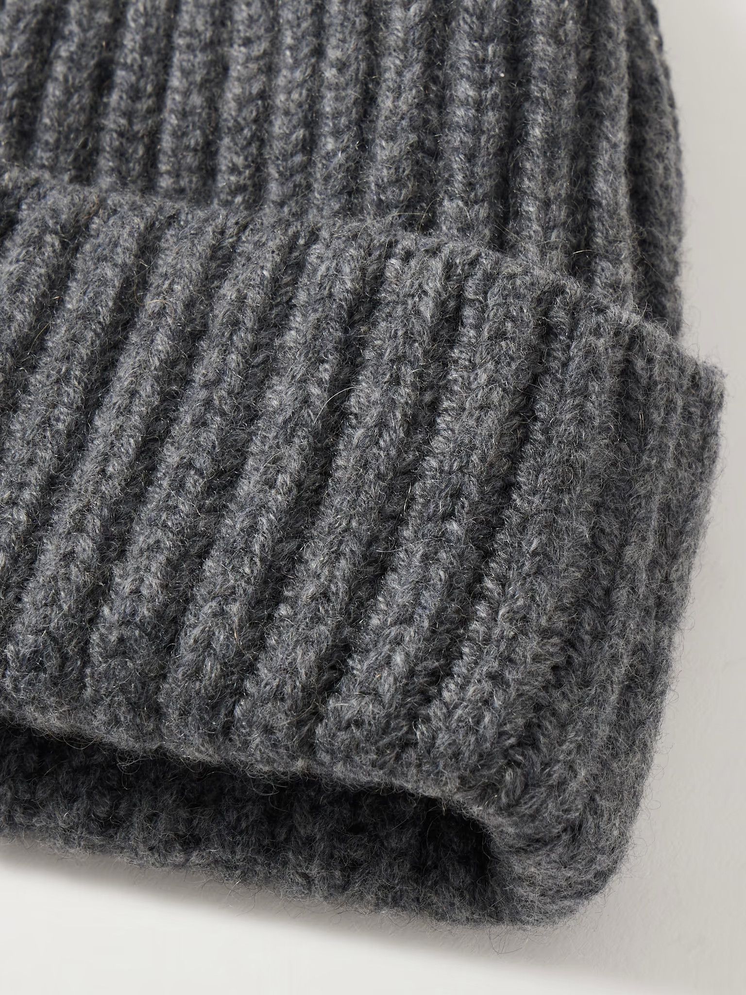 Drake DRAKE'S Cashmere Beanie grey Size ONE SIZE - 2 Thumbnail