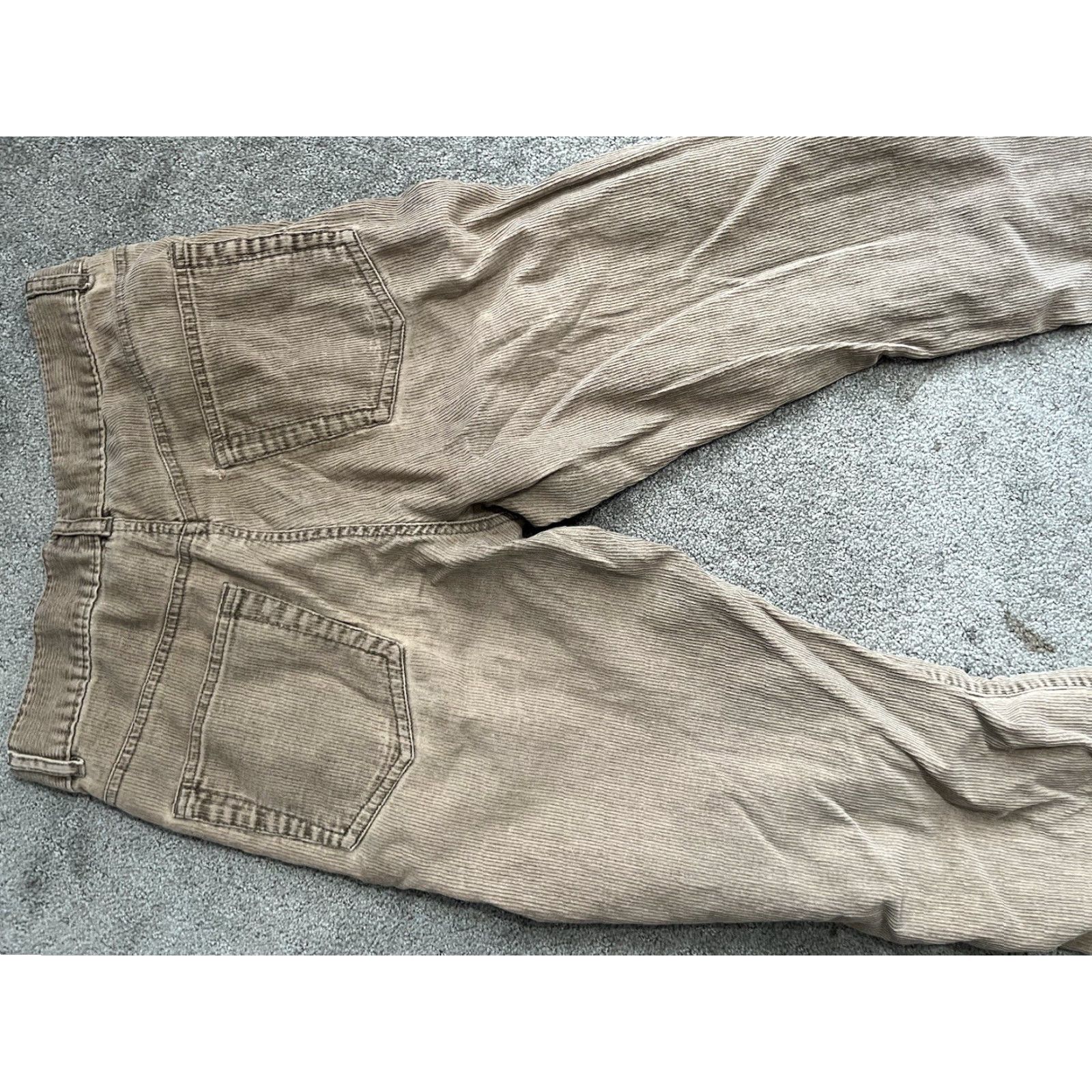 Calvin Klein Calvin Klein Pants Mens 30x29 Beige Corduroy Khaki Chino Straight Leg Classic Modern Regular Size US 30 / EU 46 - 4 Thumbnail