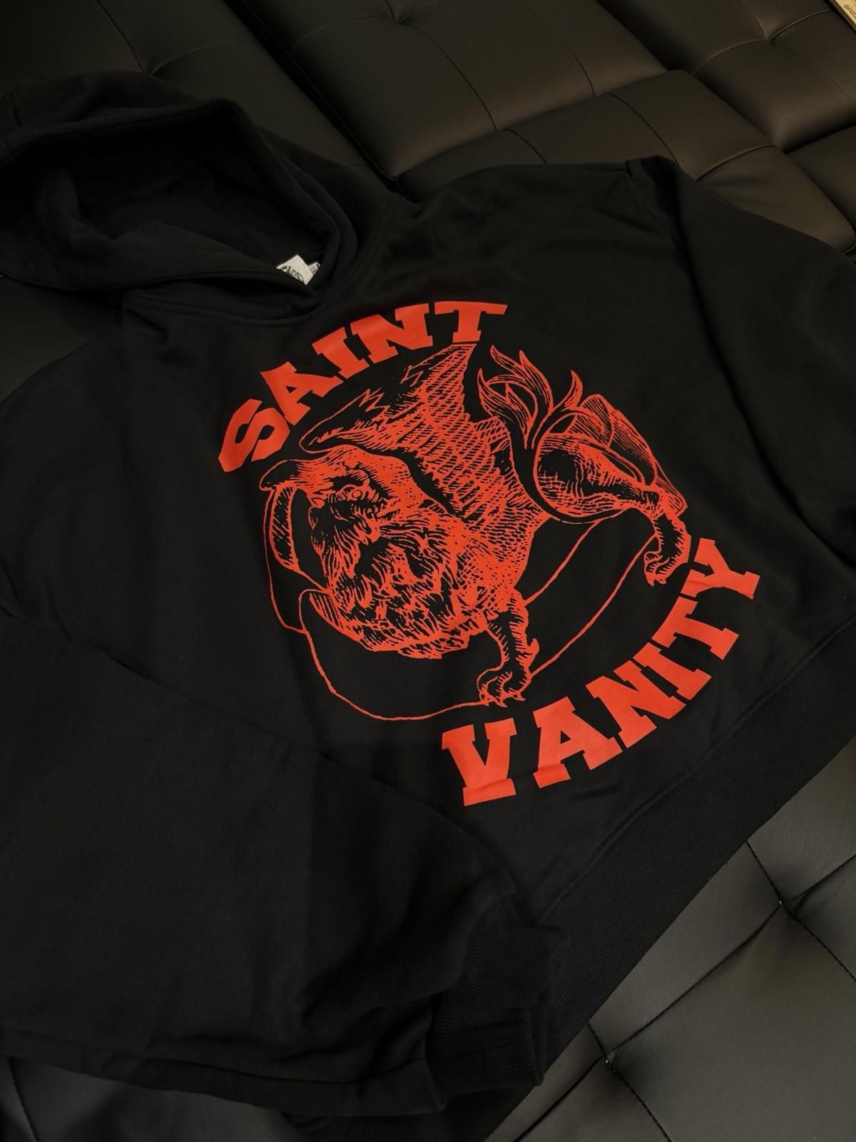 Saint Vanity Size XXL - Saint Vanity Pullover Hoodie Black Red 2025 NEW Size US XXL / EU 58 / 5 - 4 Thumbnail
