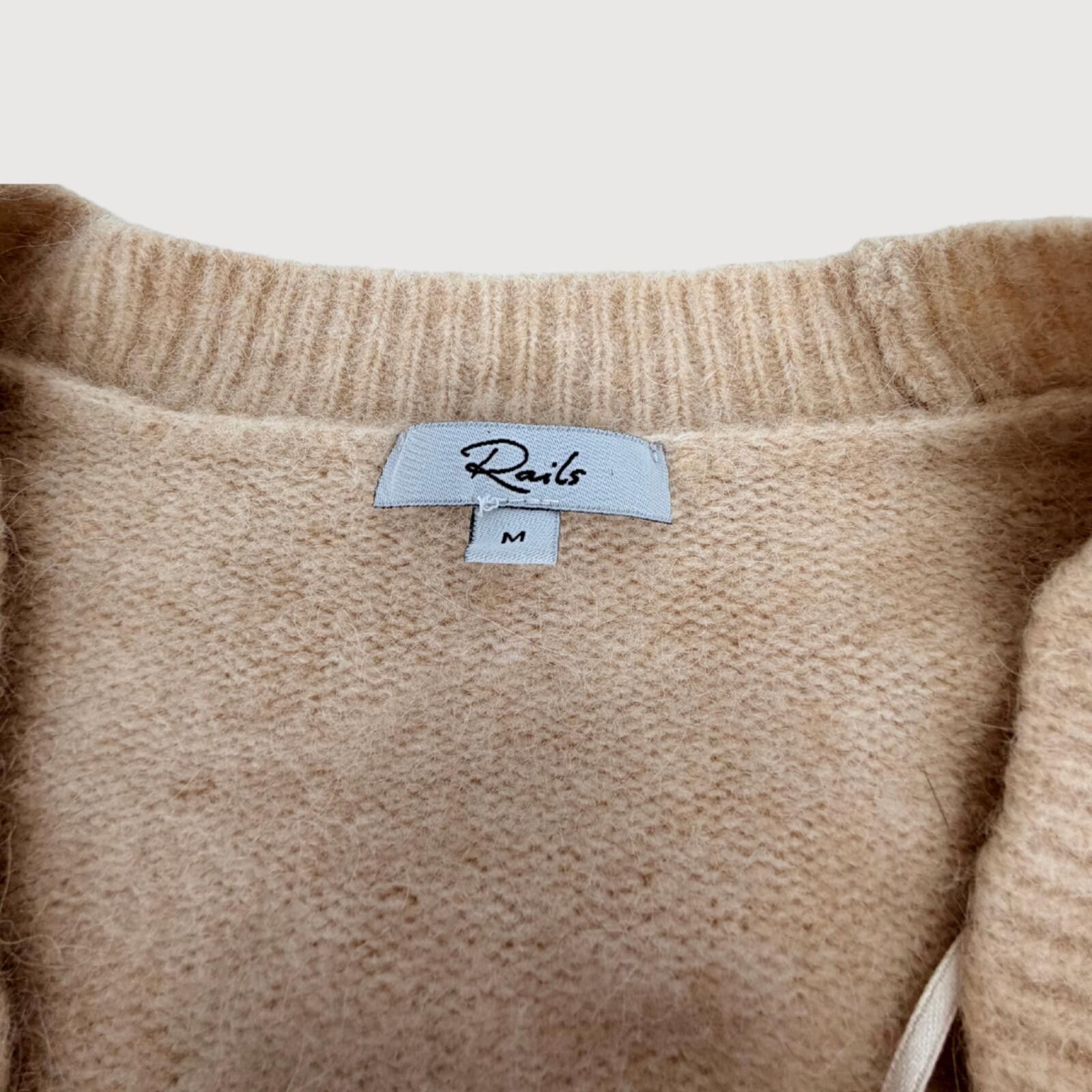 Rails Rails Veronica Alpaca Cardigan Sweater Beige M Size M / US 6-8 / IT 42-44 - 4 Thumbnail