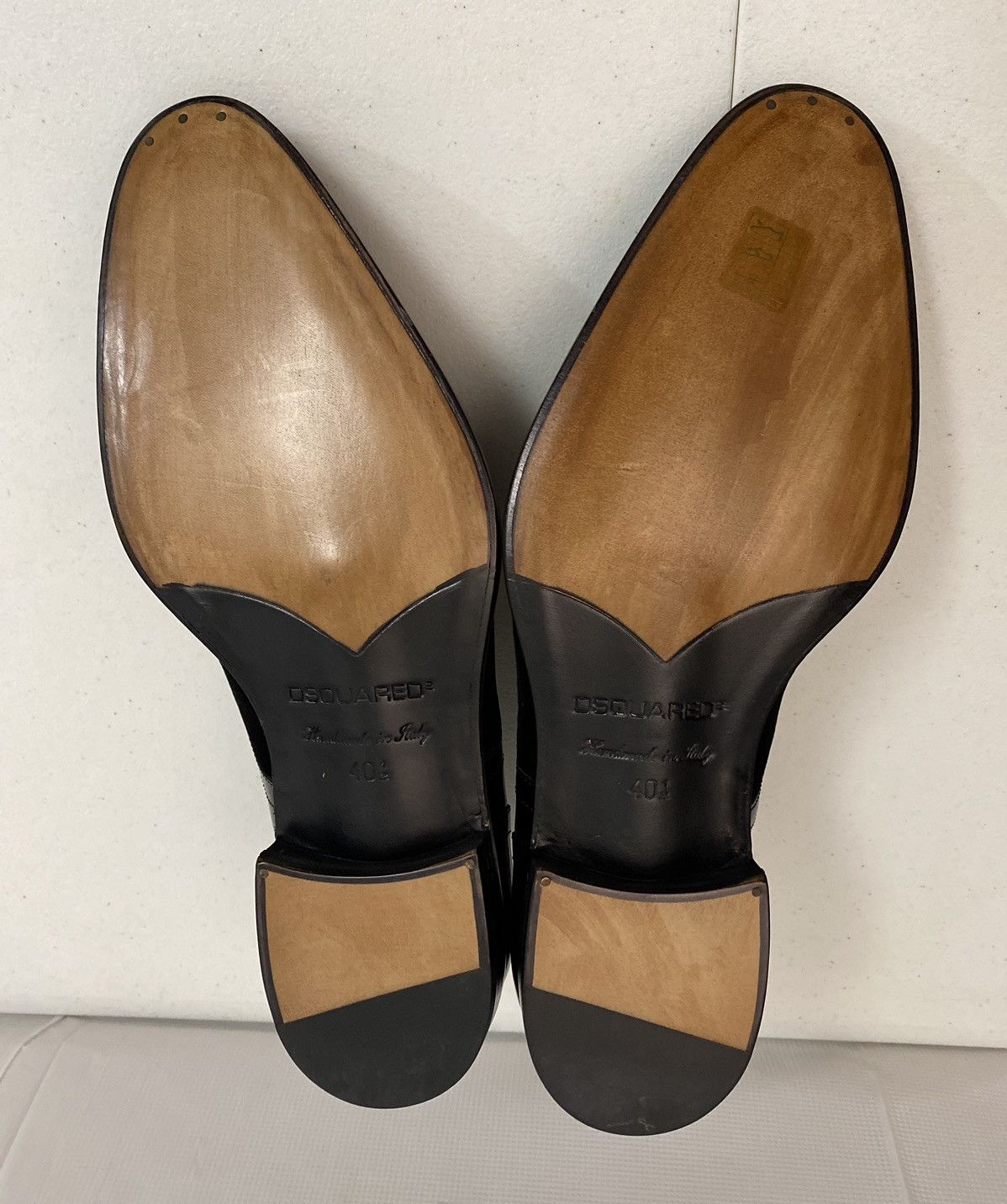 Dsquared2 Dsquared2 🇮🇹 Black Patent/Velvet Handmade Derby 7.5 NEW Size US 7.5 / EU 40-41 - 10 Thumbnail