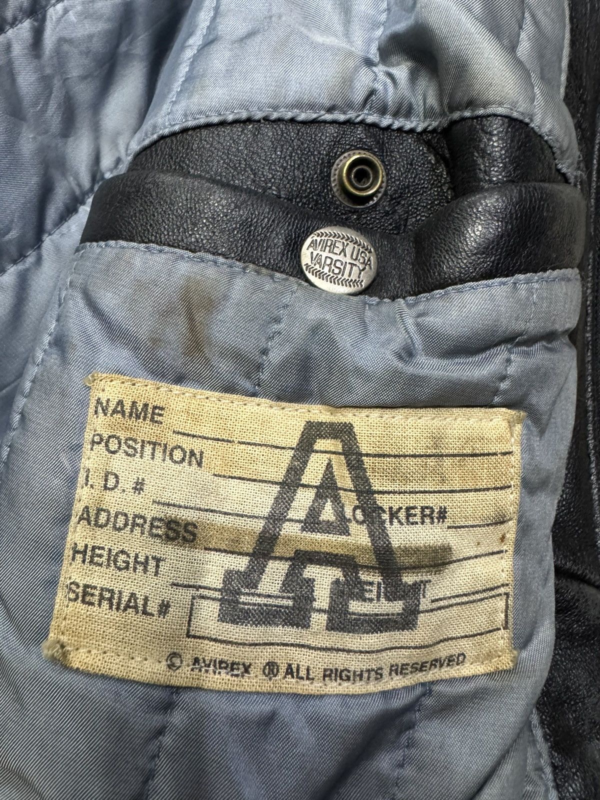 Avirex VINTAGE AVIREX USA VARSITY DRAGON LEATHER JACKET Size US XXL / EU 58 / 5 - 14 Thumbnail