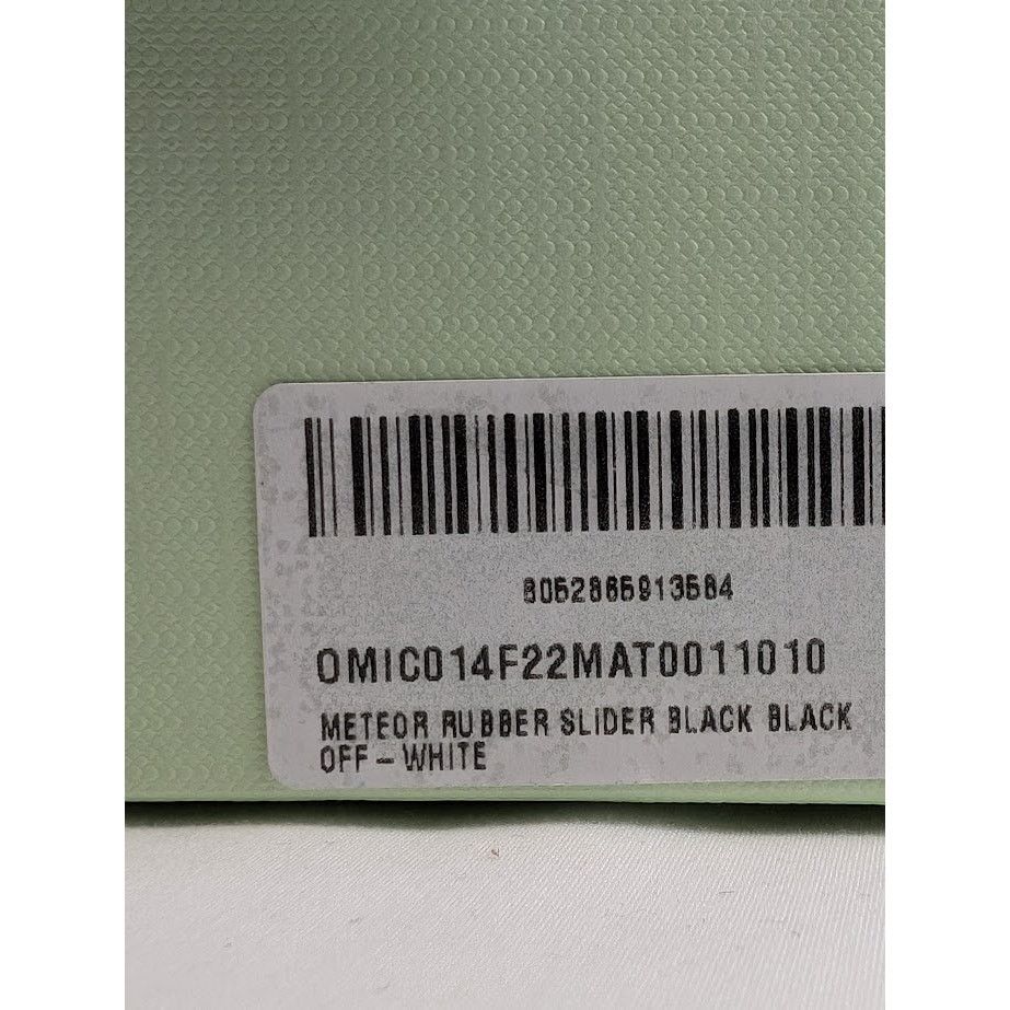 Off-White o1rshd1 Meteor Rubber Slider in Black Size US 6 / EU 39 - 21 Thumbnail