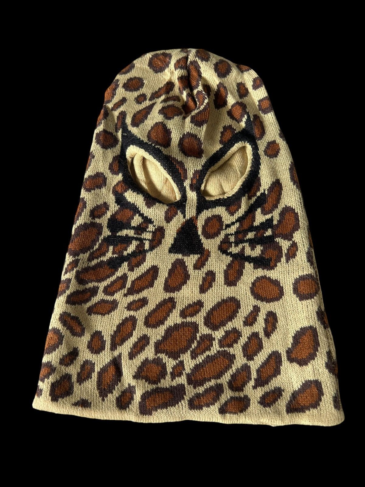 Japanese Brand × Kapital × Vintage Leopard Balaclava Masked Crazy Rare Design ☠️ Size ONE SIZE - 5 Thumbnail