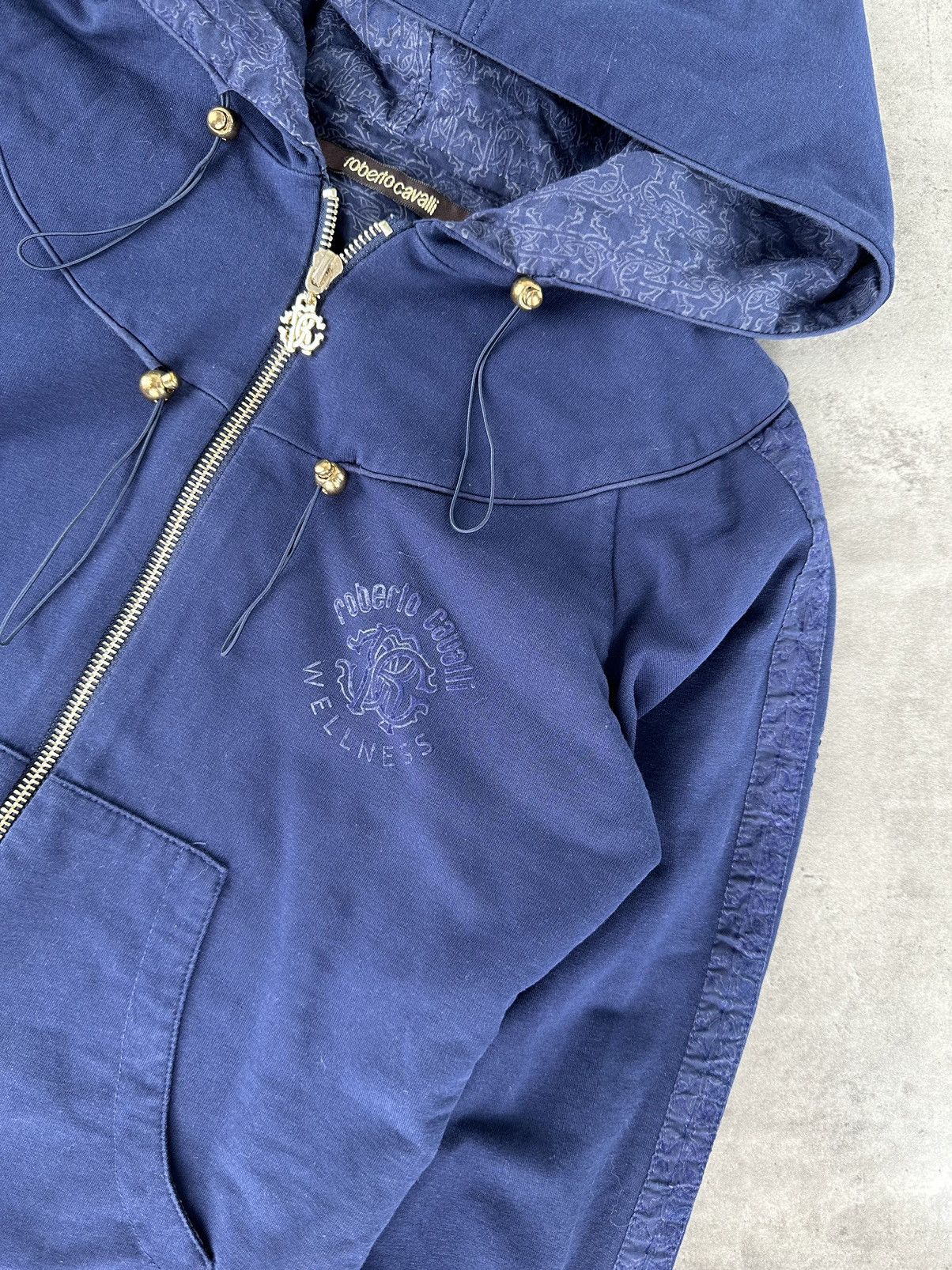 Roberto Cavalli Roberto Cavalli Zip Hoodie Size S / US 4 / IT 40 - 5 Thumbnail