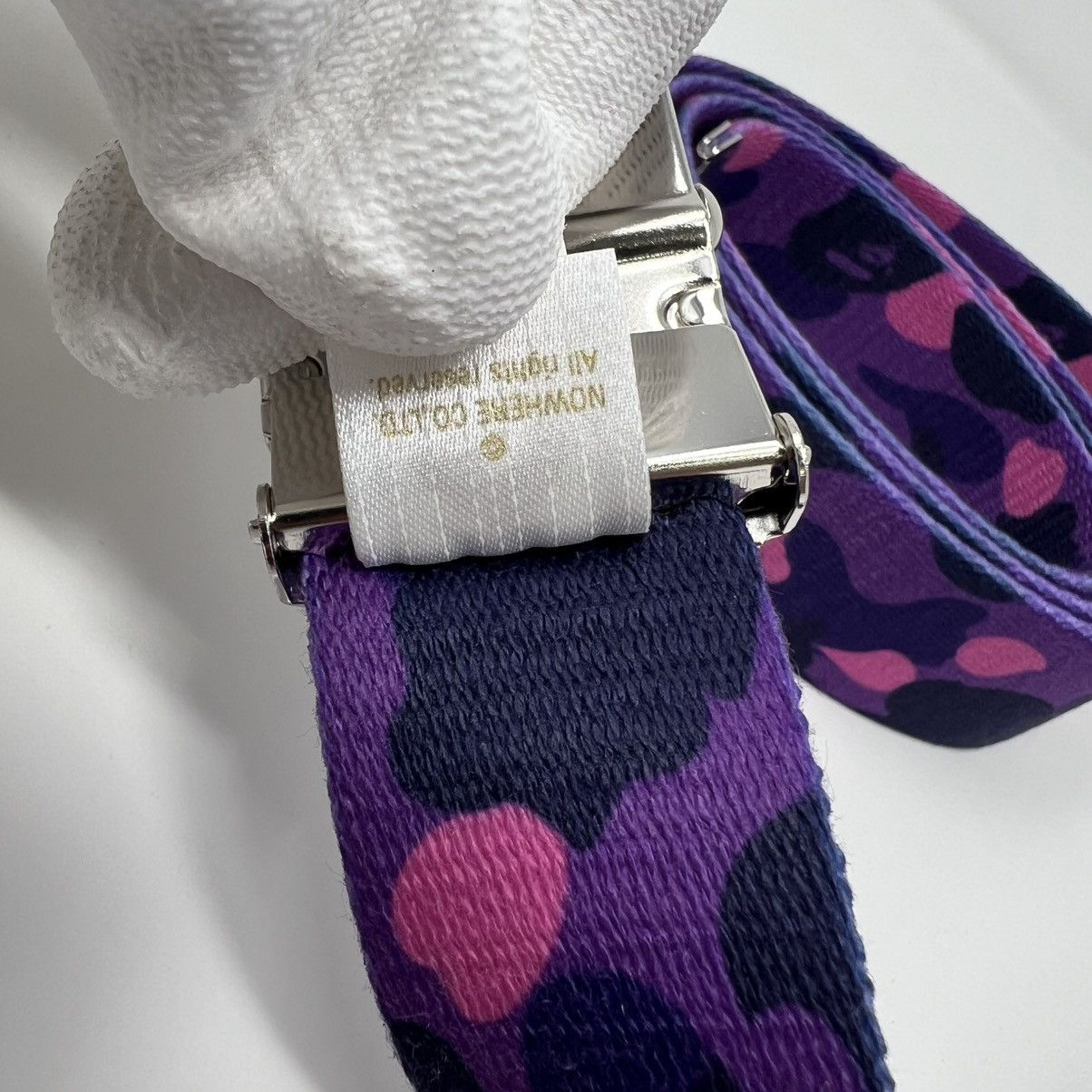 Bape Bape Color Camo Purple GI Belt - One Size Fits Most Size ONE SIZE - 5 Thumbnail