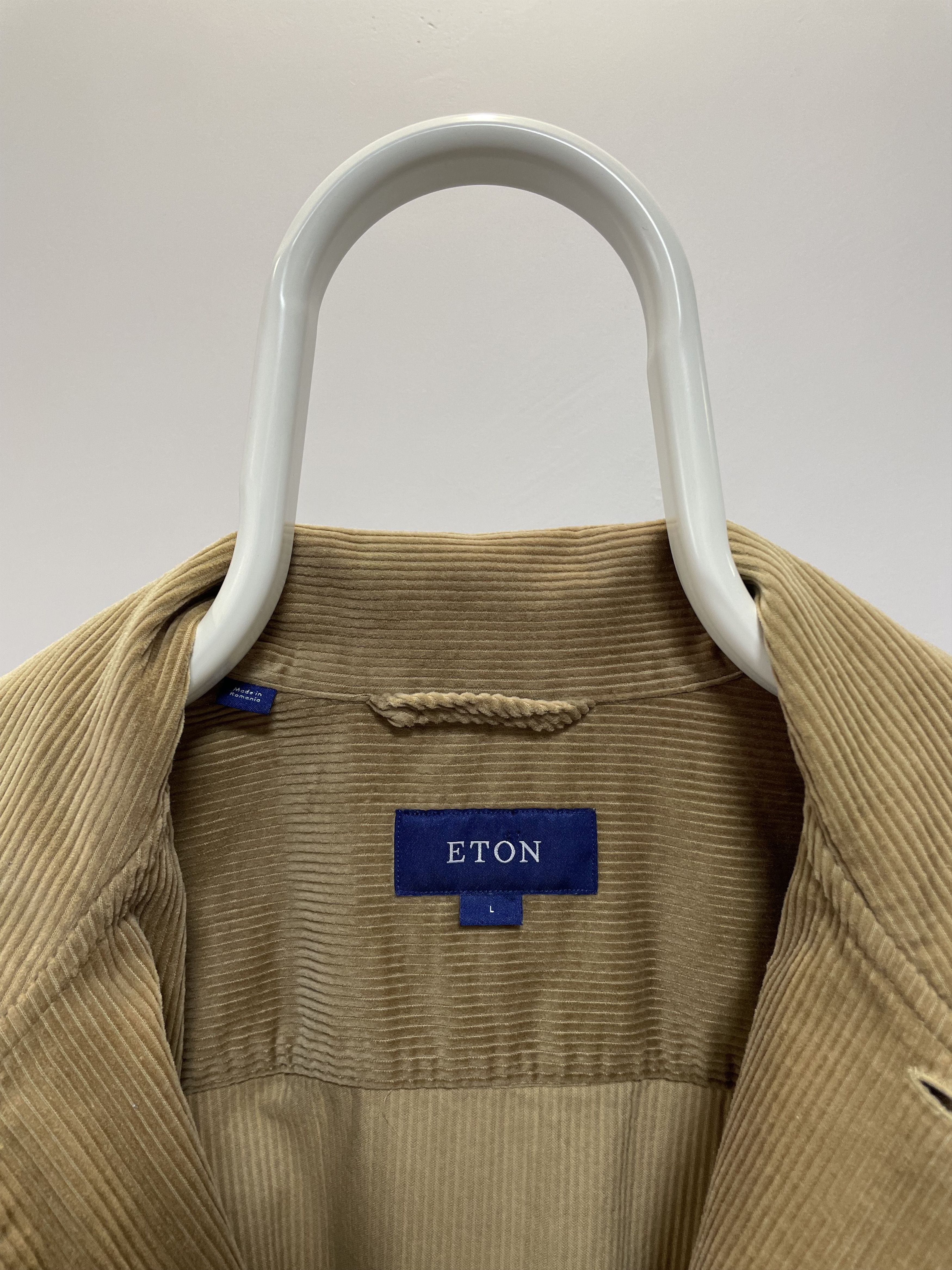 Eton ETON Overshirt Corduroy Brown Light Jacket Shirt Blazer Coat Size US L / EU 52-54 / 3 - 12 Thumbnail