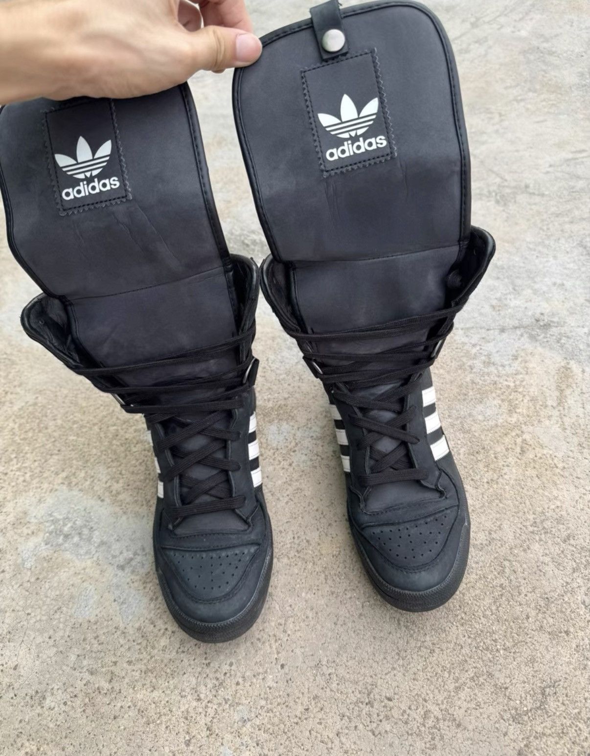 Adidas Adidas Jeremy Scott JS Tall Boy Boxing Shoes D65984 K37 Size US 7 / IT 37 - 2 Thumbnail