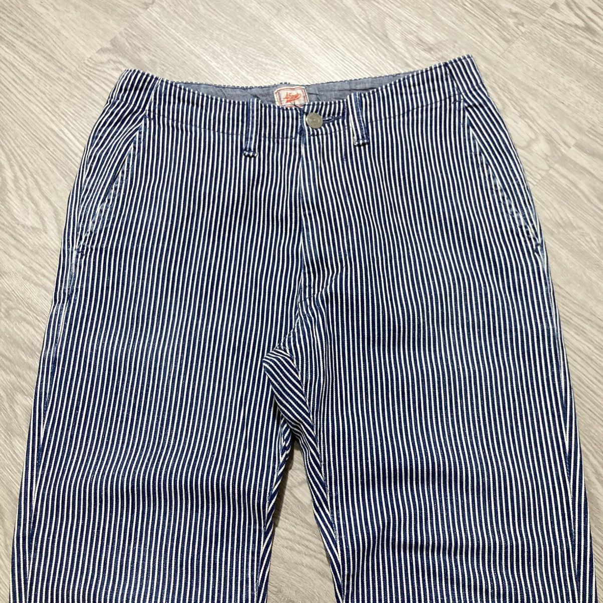 45rpm 🇯🇵 Vintage 45rpm Japan Hickory Stripe Pants Made In Japan Size US 27 - 3 Thumbnail