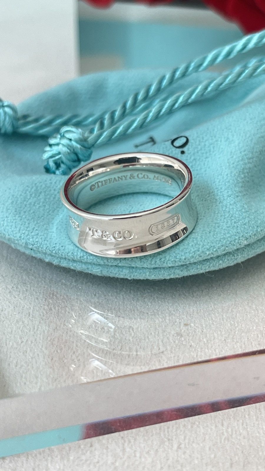 Tiffany & Co. 1837 Ring in Sterling Silver size 5.5 NEW $450