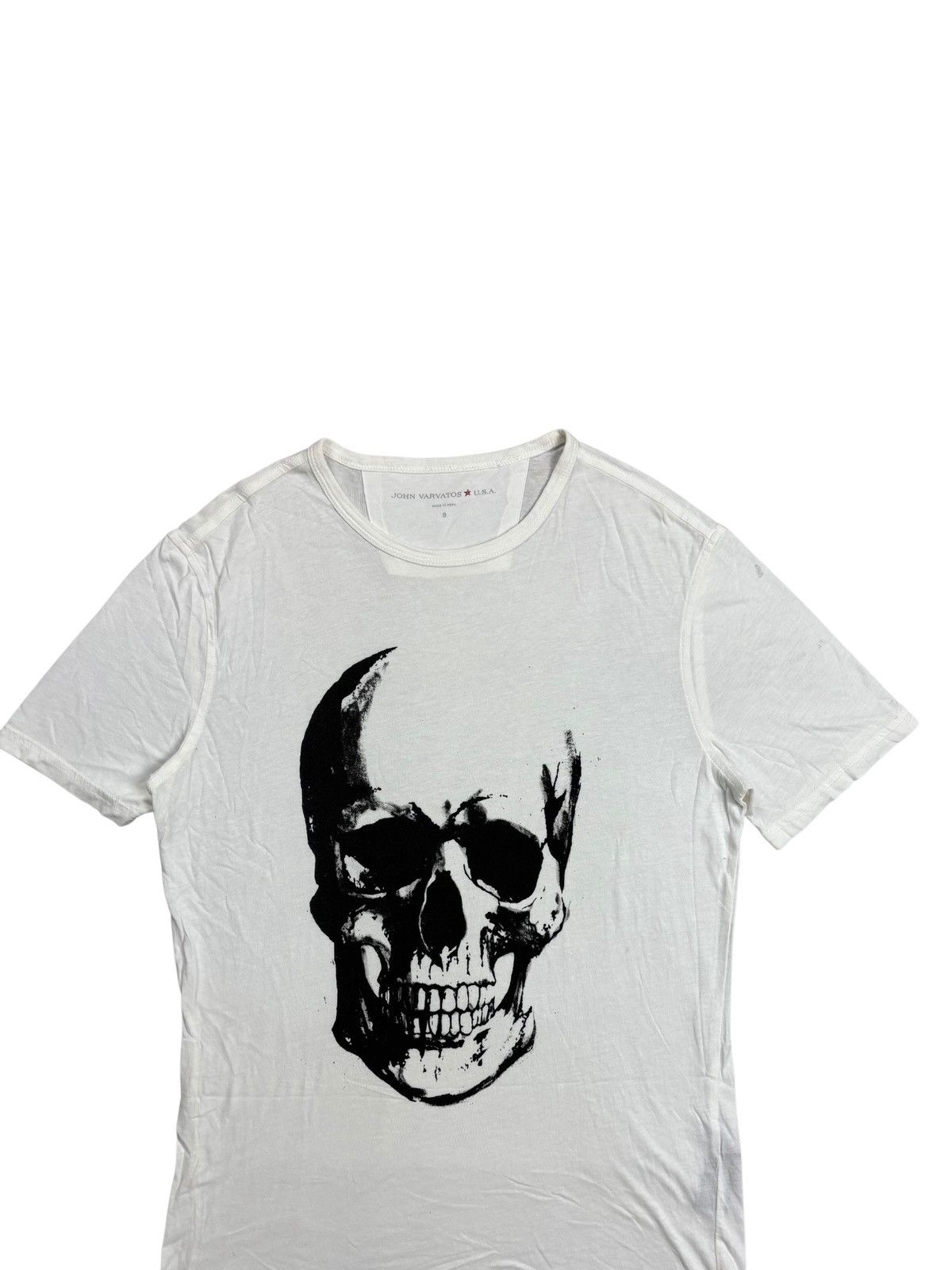 Tornado Mart Archive John Varvatos - Skull Head Tee Size US M / EU 48-50 / 2 - 3 Thumbnail