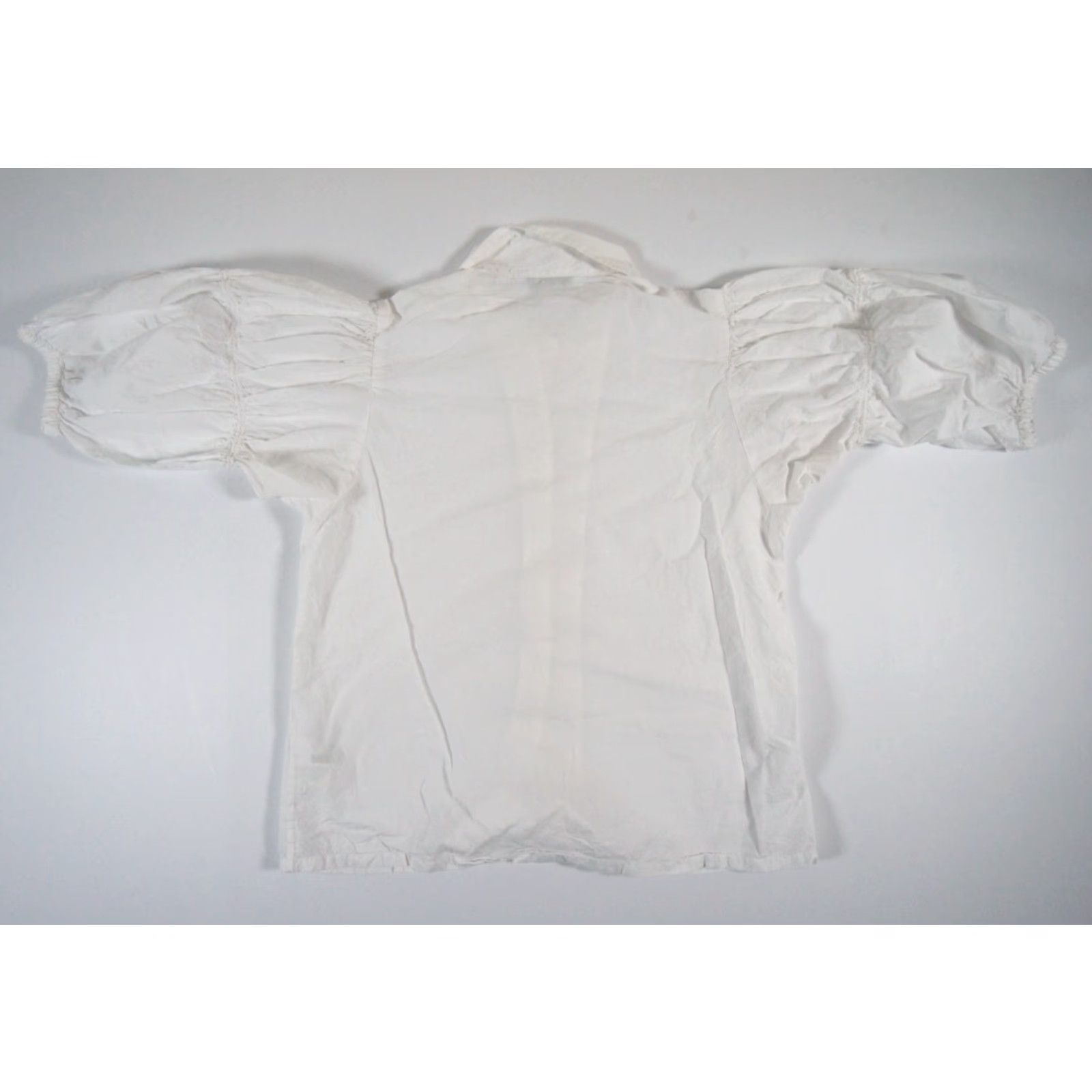 Uniqlo VINTAGE Uniqlo x JW Anderson Women's Balloon Sleeve Button Up Shirt XS White Casual, Formal, Party, Summer Women Size XS / US 0-2 / IT 36-38 - 5 Thumbnail