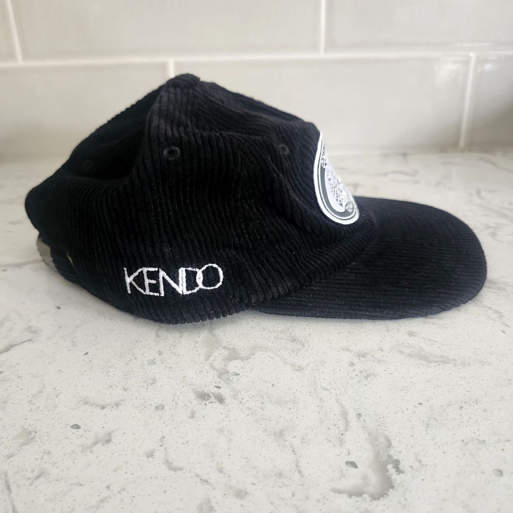 AS Colour Colour Corduroy Hat Black Strapback Cap Baseball Cap Men Adjustable Schedule/Travel? Size ONE SIZE - 7 Thumbnail