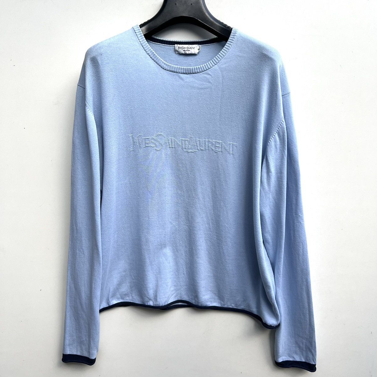 Vintage × Yves Saint Laurent Yves Saint Laurent sweatshirt/sweater vintage Size US XXL / EU 58 / 5 - 1 Thumbnail