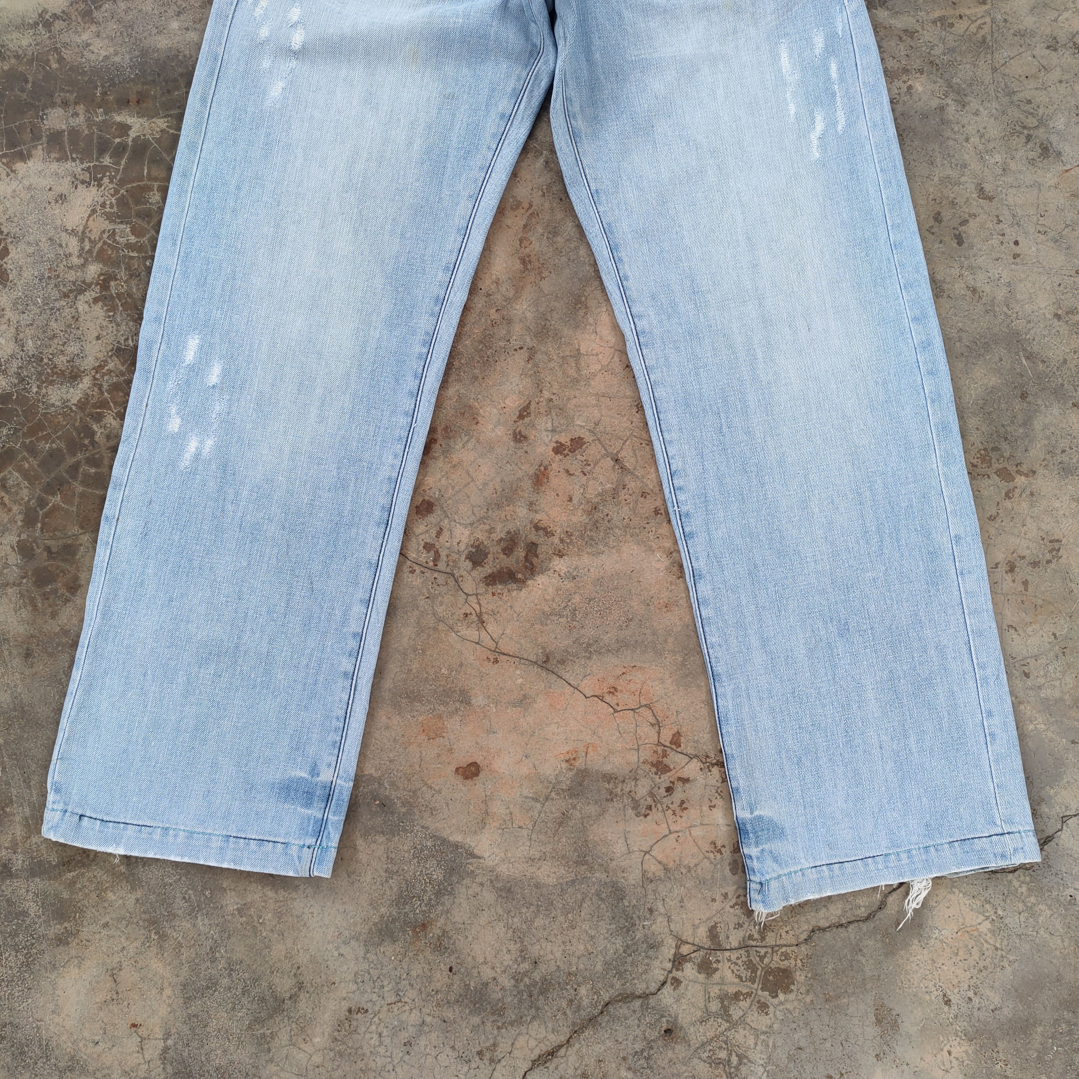 Japanese Brand VINTAGE JAPANESE ALCOTT ART FADED JEANS PANTS Size US 32 / EU 48 - 5 Thumbnail