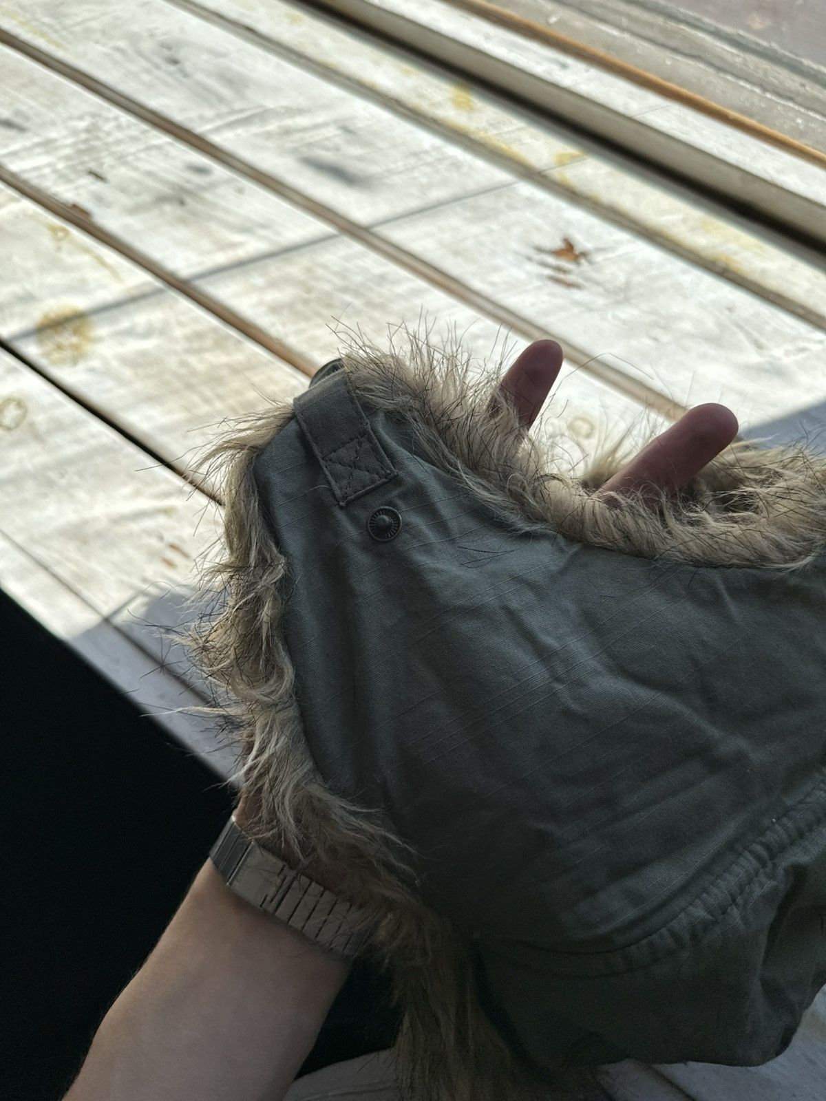 Japanese Brand 🚨Vintage Y2K Fuzzy Fur Ushanka Hat GREEN RARE Size ONE SIZE - 7 Thumbnail