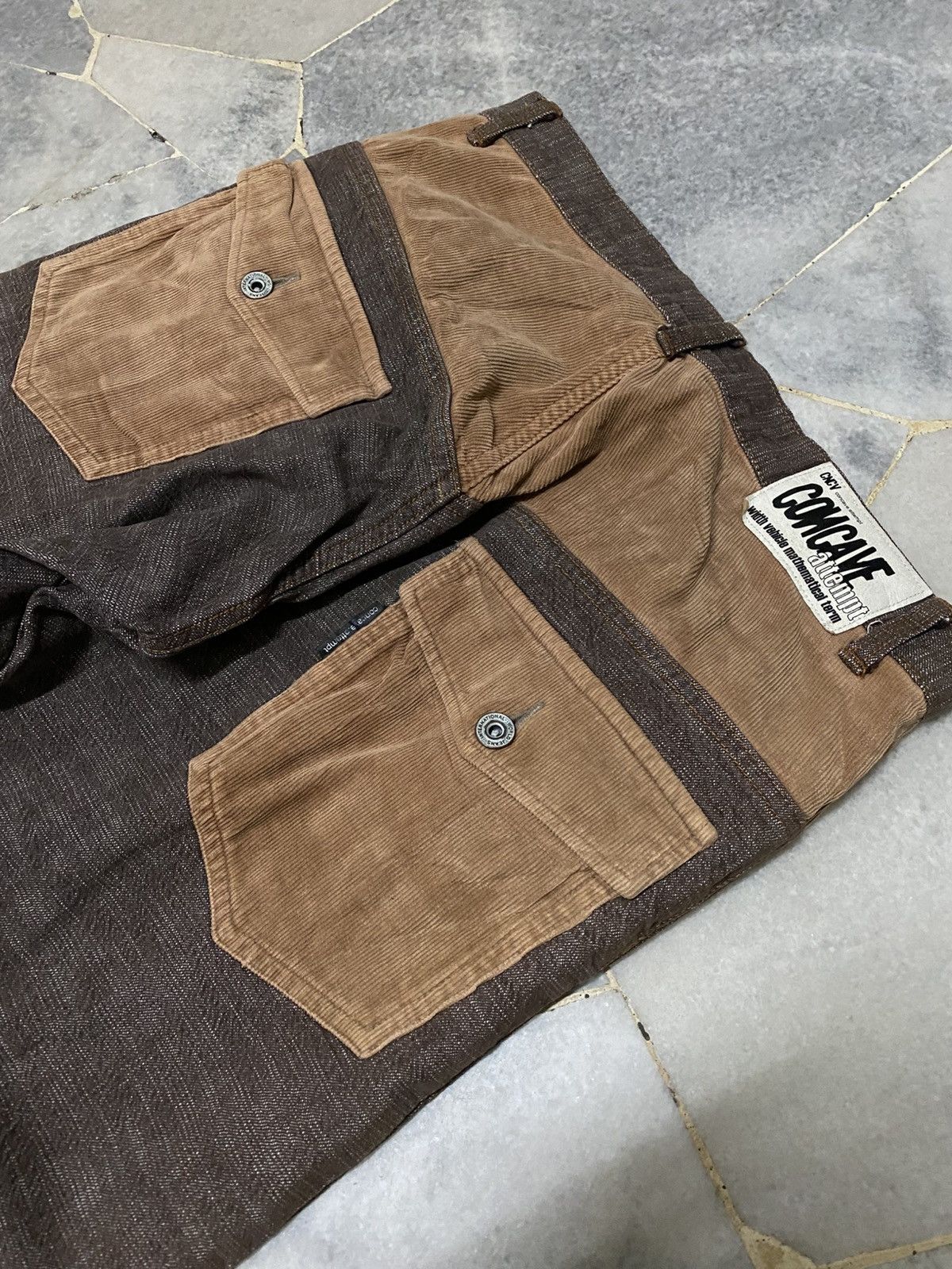 Japanese Brand Archive CNCV Concave Attempt Hybrid Corduroy Pants Size US 32 / EU 48 - 9 Thumbnail