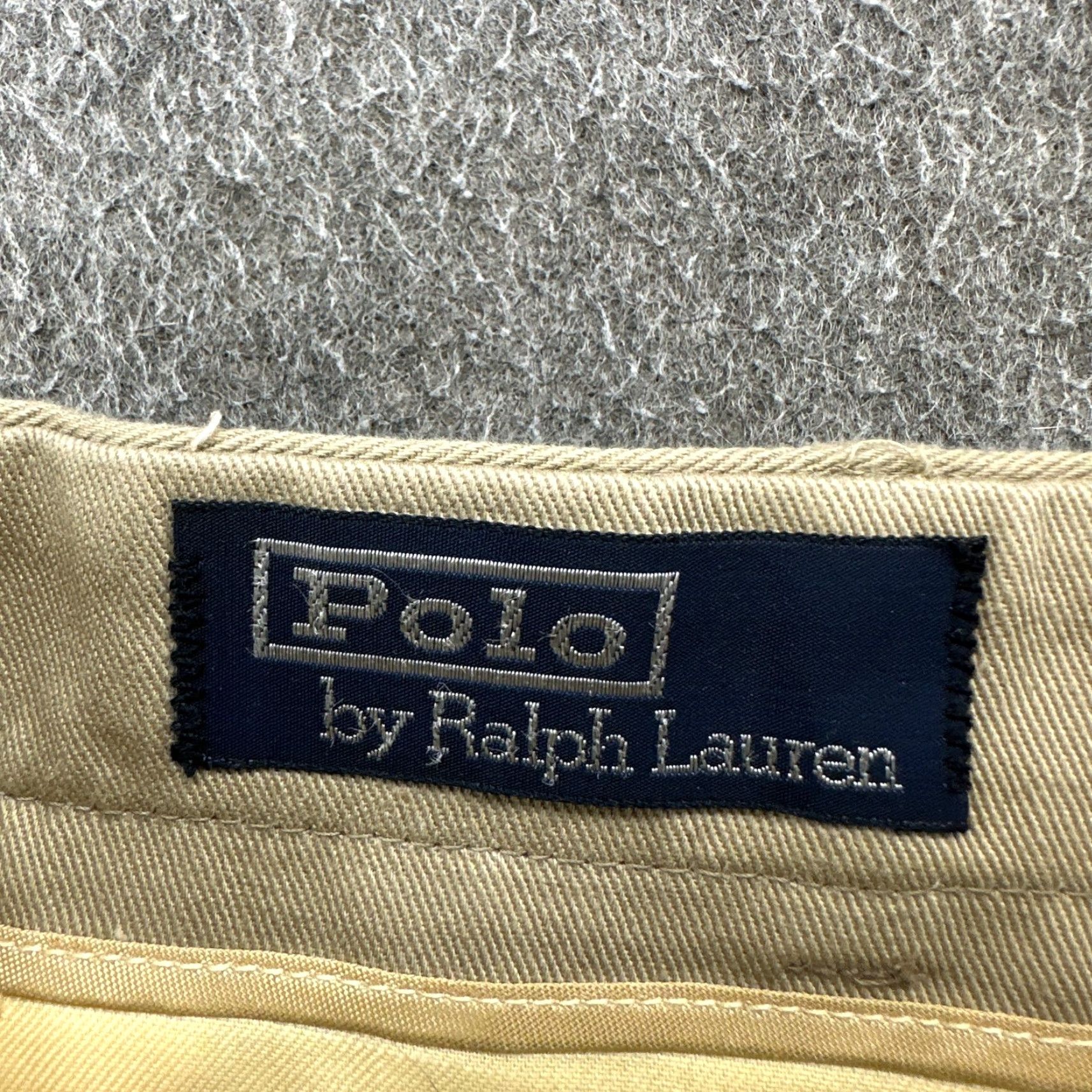 Polo Ralph Lauren VINTAGE Polo Ralph Lauren Pants Mens 34x30 Beige Chino Relaxed Pleated 80s 90s Size US S / EU 44-46 / 1 - 3 Thumbnail