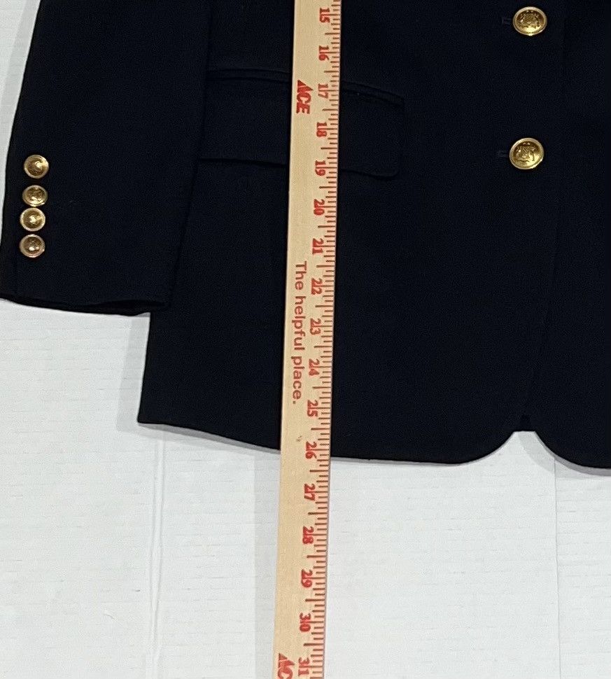 Lauren Ralph Lauren Ralph Lauren Vintage Blue Crown Crest Logo Blazer Jacket 6P Size S / US 4 / IT 40 - 9 Thumbnail