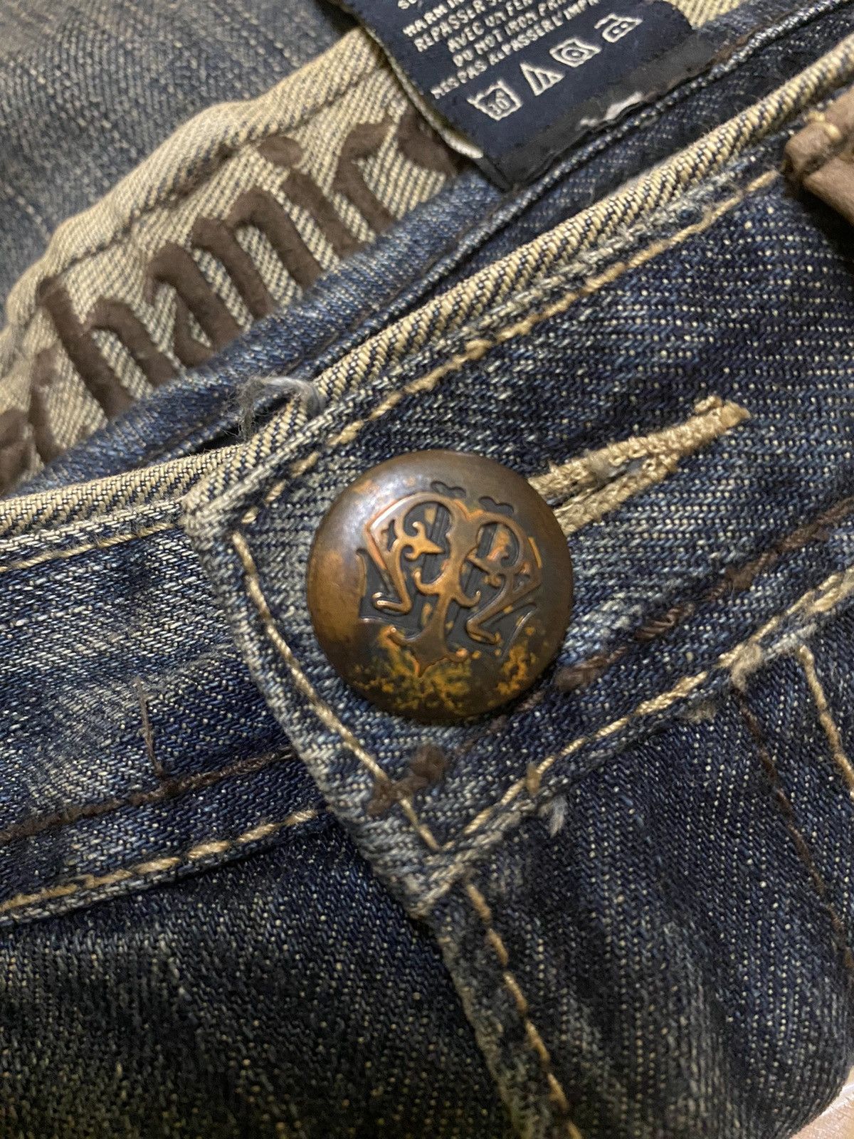 Japanese Brand × Live Mechanics Live Mechanics Denim Jeans vintage Size US 33 - 8 Thumbnail