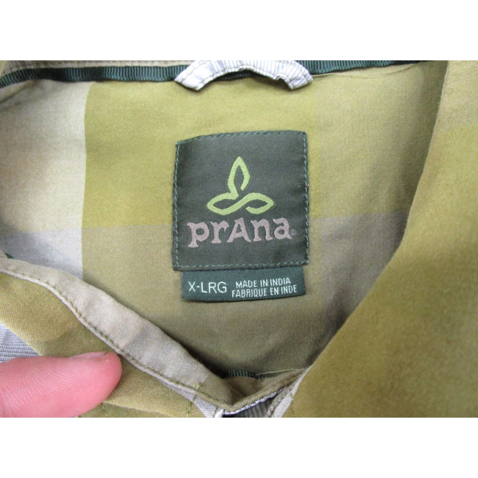 Prana prAna Green Plaid Button-Up Shirt Mens XL Cotton Casual Business Short Sleeve Vintage? No Size US XL / EU 56 / 4 - 2 Thumbnail