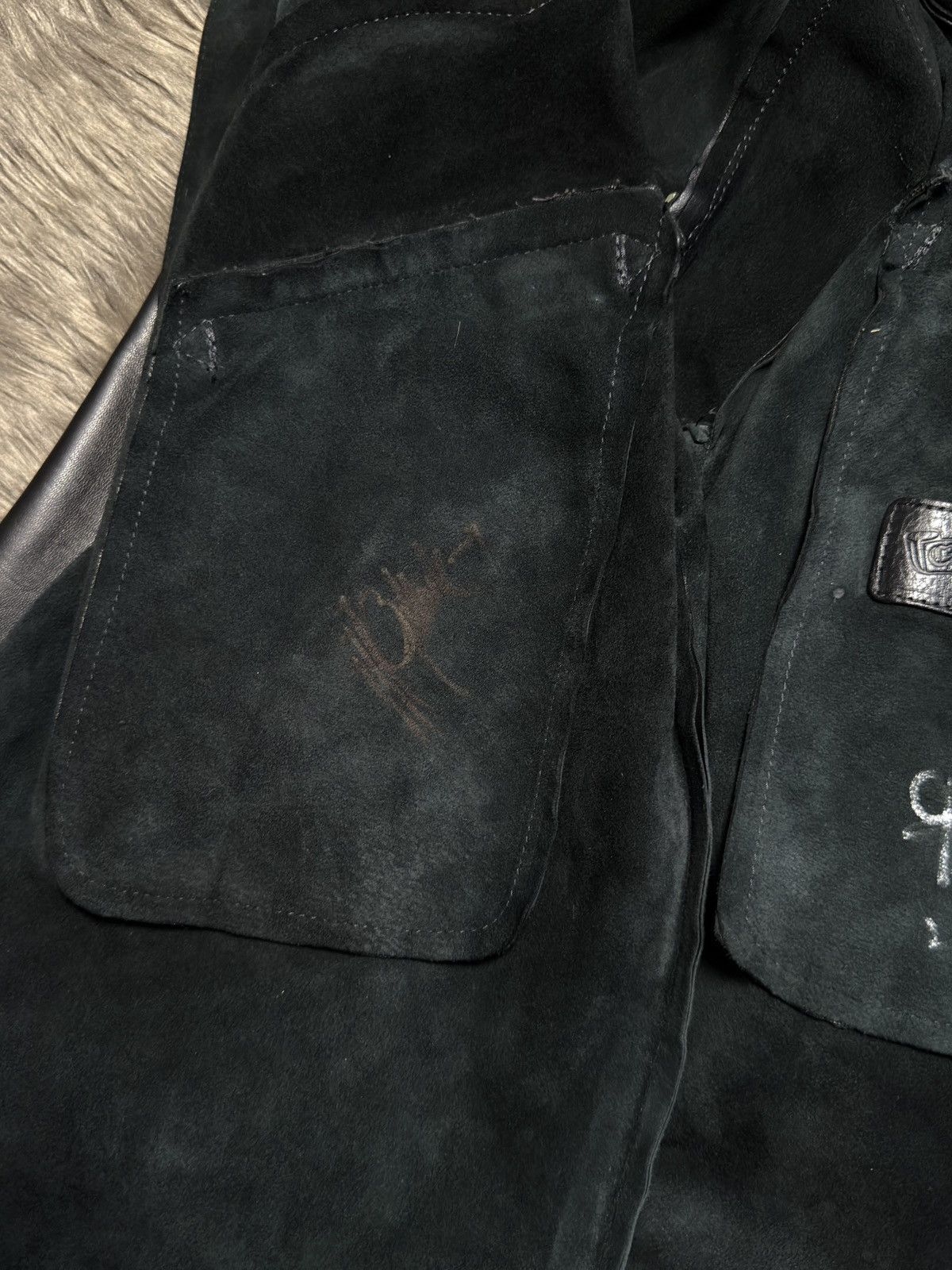 Chrome Hearts Leather Fleur Cross Patch Western Shirt Size US S / EU 44-46 / 1 - 10 Thumbnail