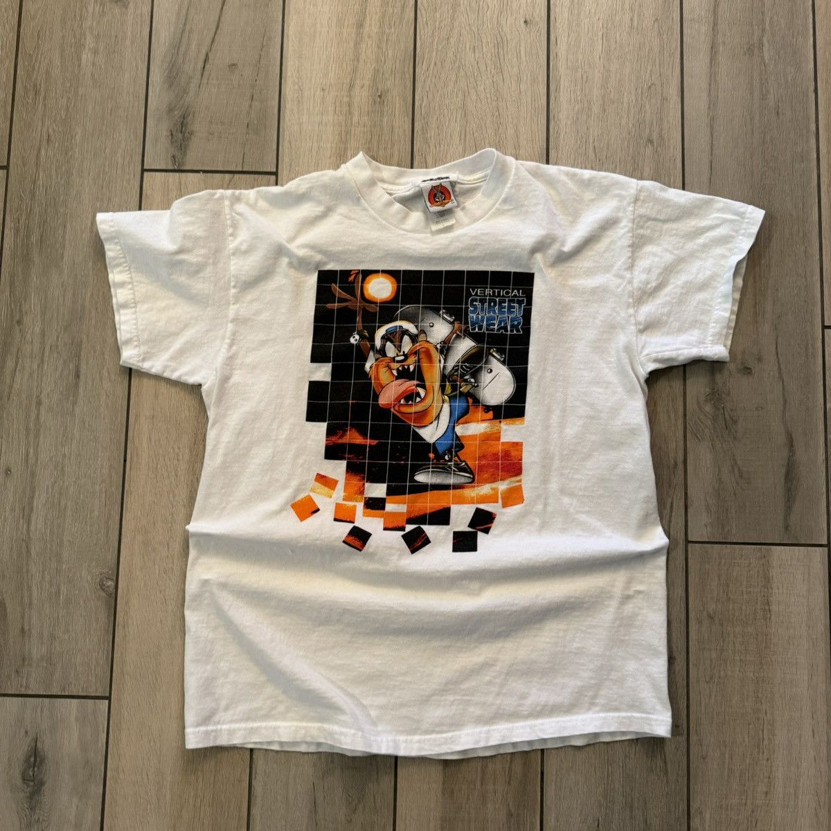 Independent Truck Co. × JNCO × Shorty's Skateboards Vintage 1996 White Taz Looney Tunes Skater Graphic Tee S-M Size US M / EU 48-50 / 2 - 1 Thumbnail