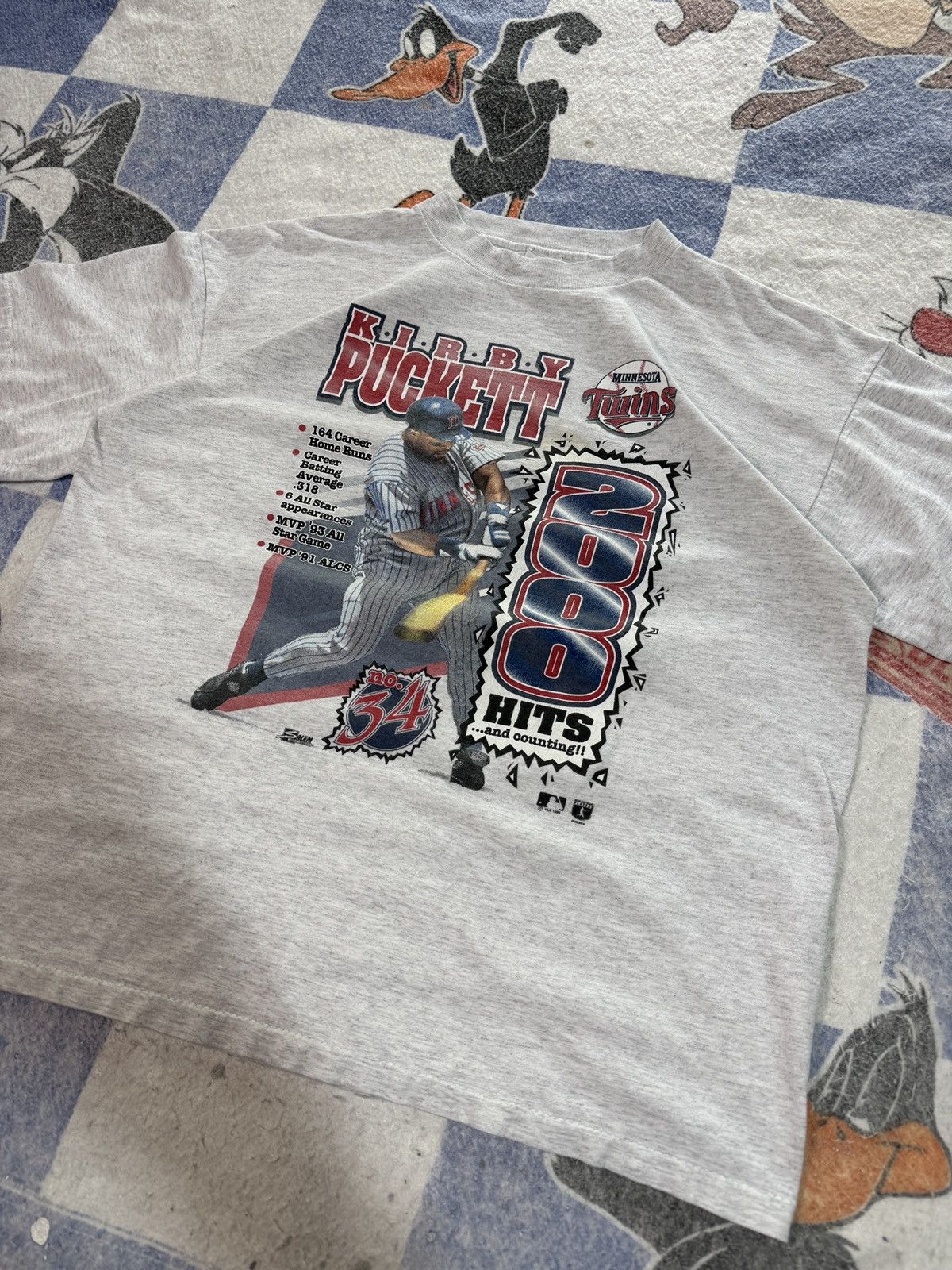 MLB Vintage kirby pucket minnesota twins tee Size US XL / EU 56 / 4 - 2 Thumbnail