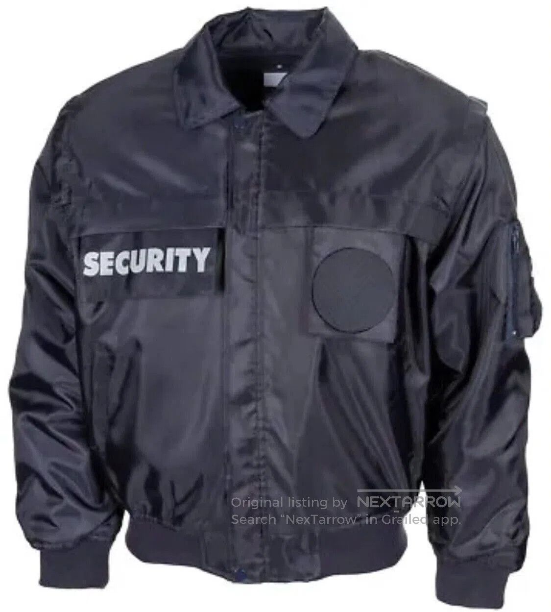 Balenciaga black security bomber jacket for men. Size US M / EU 48-50 / 2 - 4 Thumbnail