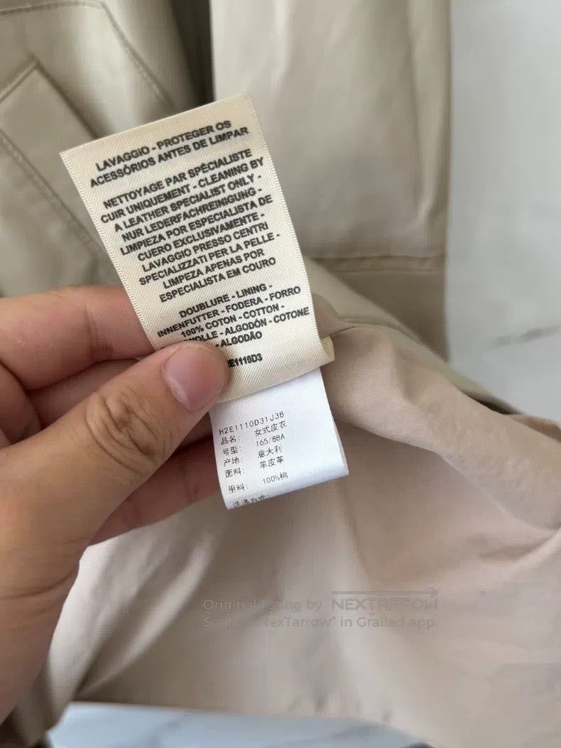 Hermes Hermes Women's Leather Windbreaker Jacket Size XS / US 0-2 / IT 36-38 - 5 Thumbnail