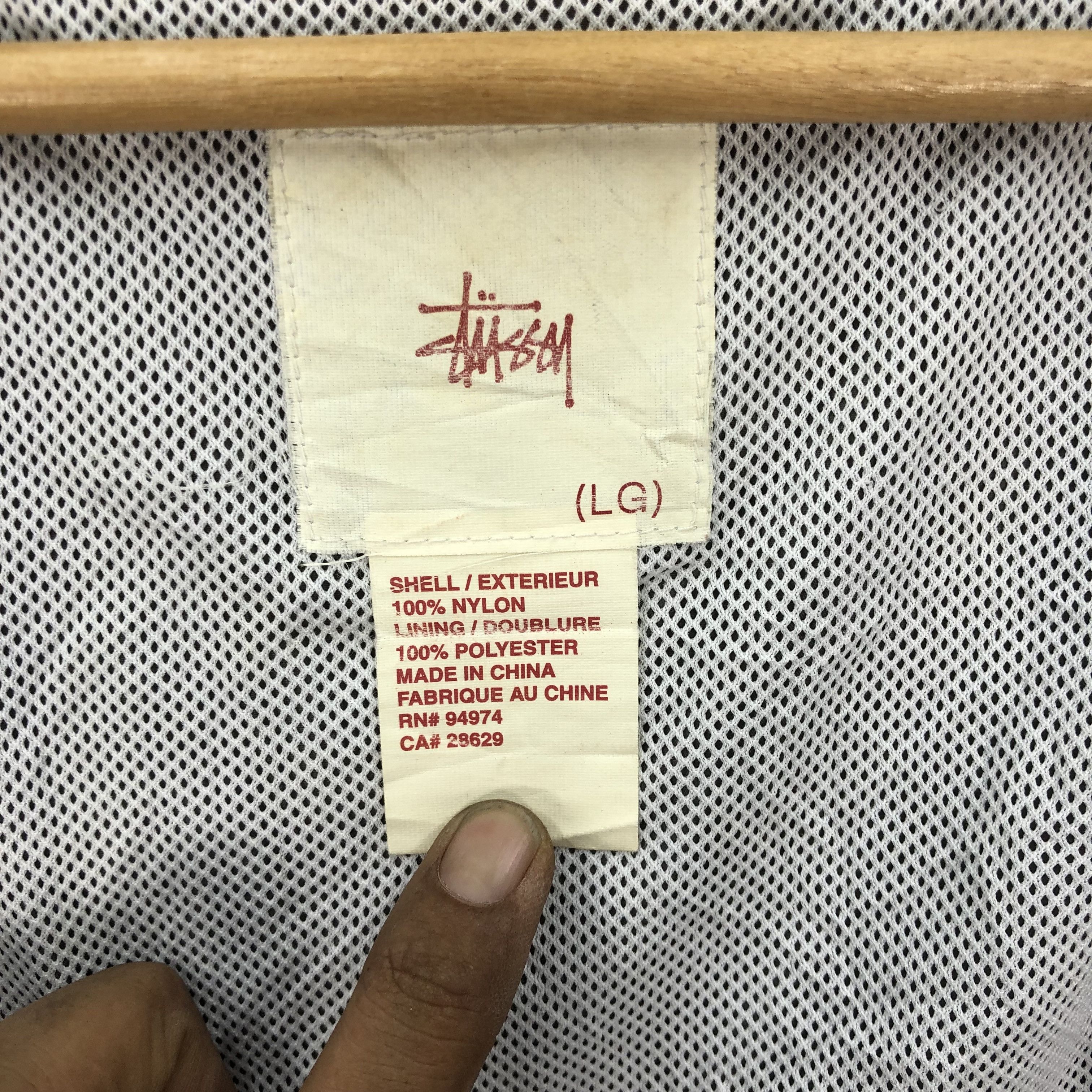 Stussy × Vintage Vintage 90s Faded Stussy Dice Windbreaker Jackets Size US L / EU 52-54 / 3 - 6 Thumbnail