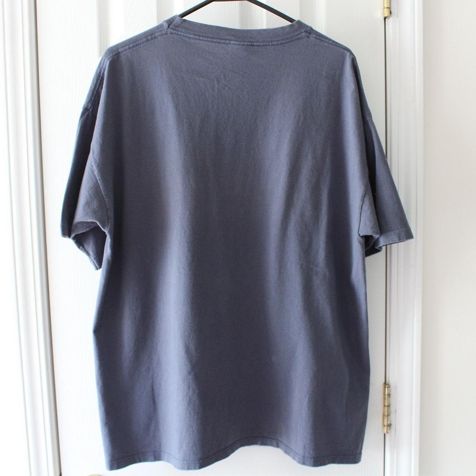 Vintage Vintage 90's Netherlands Antilles Gray Graphic Tee Size US XL / EU 56 / 4 - 4 Thumbnail