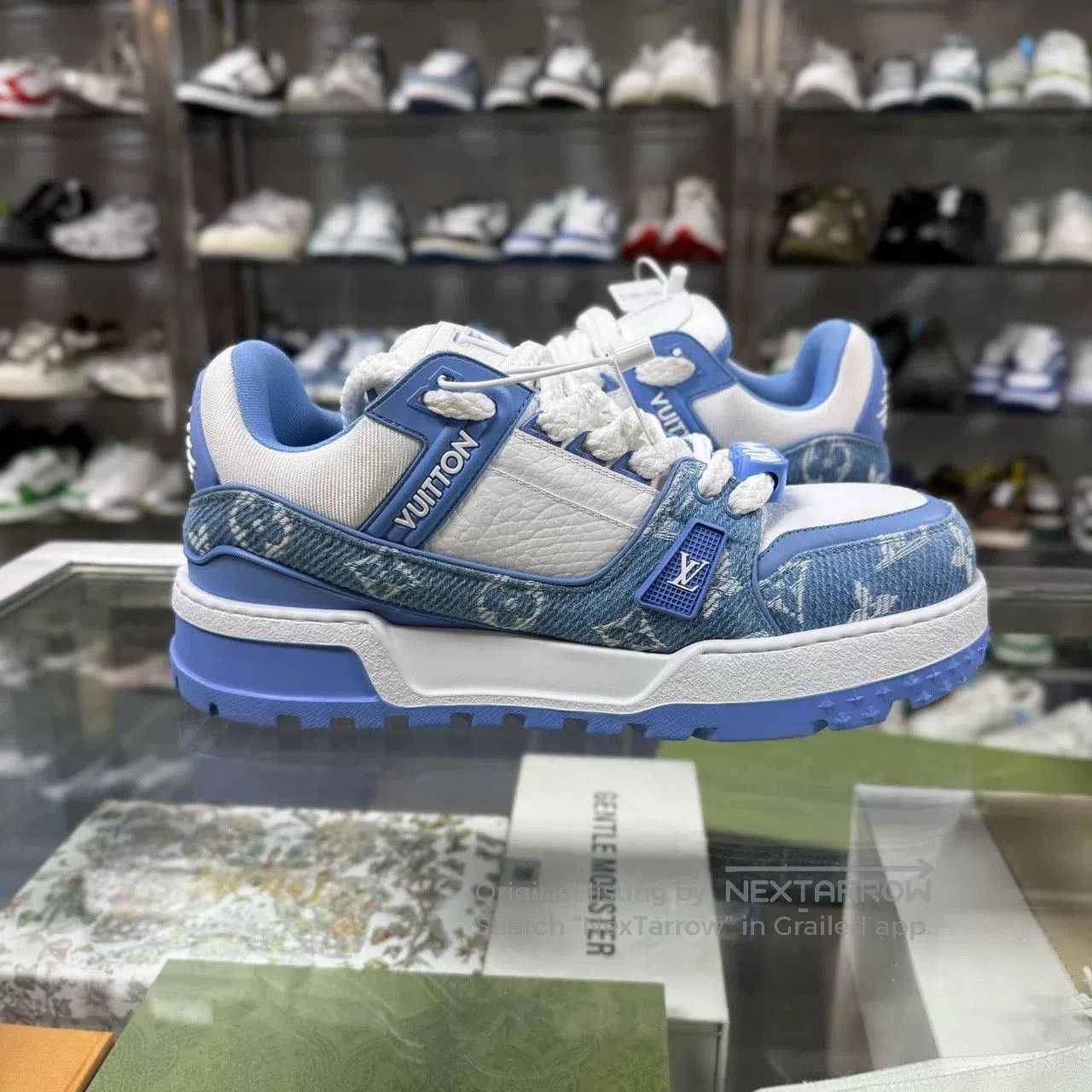 Louis Vuitton LV TRAINER Maxi Sneakers. Size US 10 / EU 43 - 4 Thumbnail