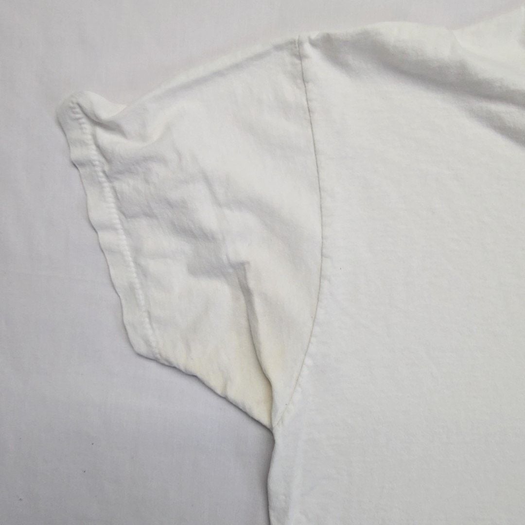 Hanes Vintage Hanes White V-Neck T-Shirt 100% Cotton XL Blank Tee Size US XL / EU 56 / 4 - 2 Thumbnail
