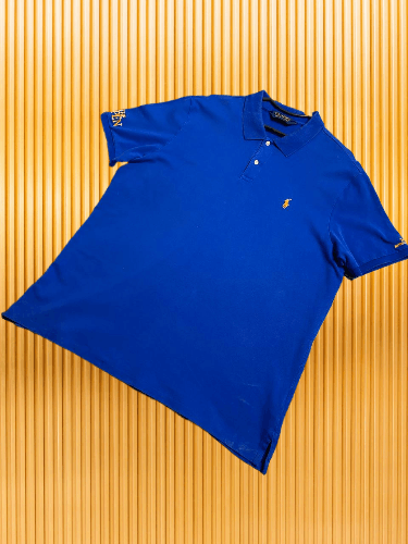Polo Ralph Lauren Polo golf Ralph Lauren Navy Polo Shirt Collar Slim-Fit M Size US XXL / EU 58 / 5 - 1 Thumbnail