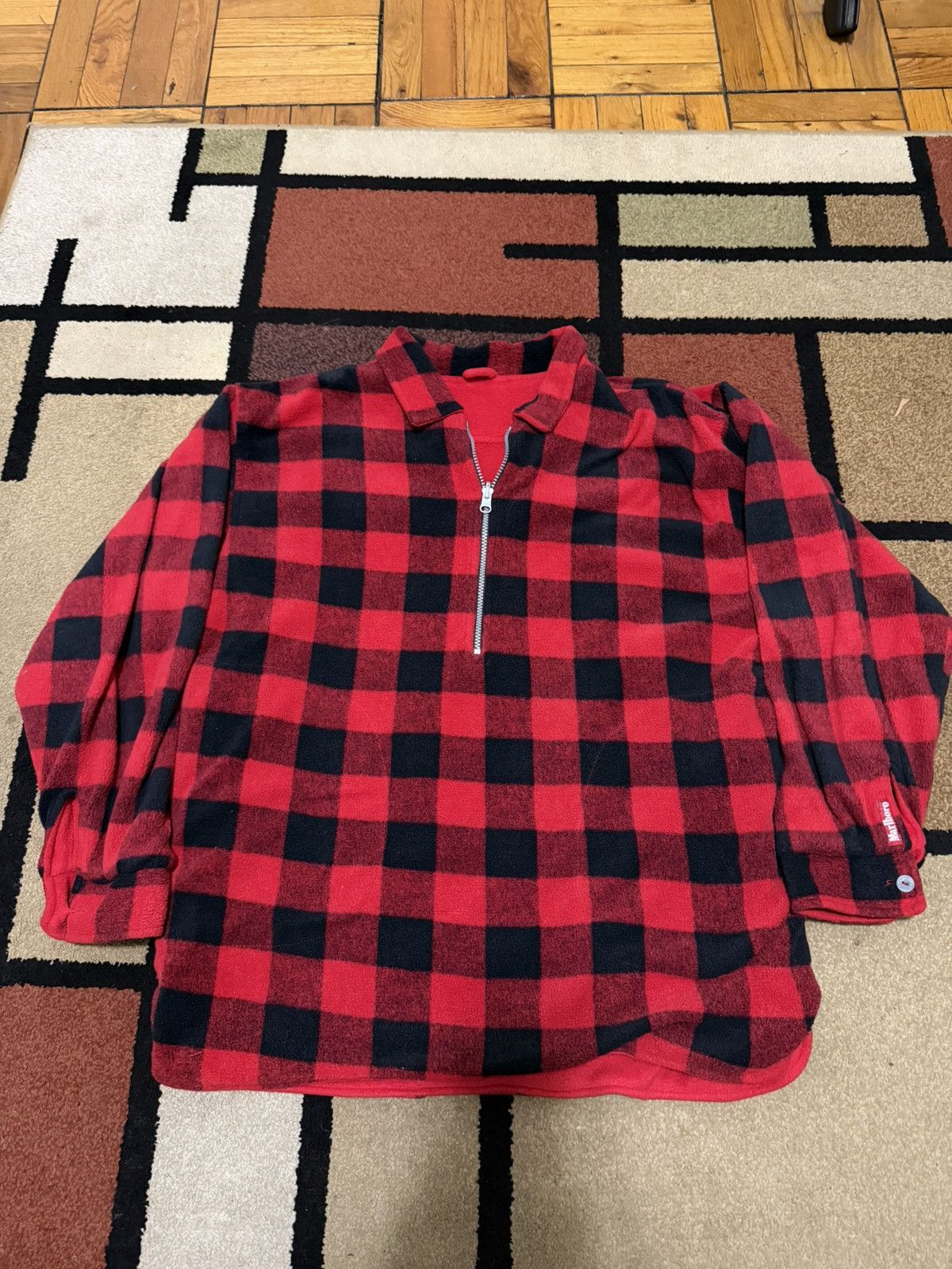Marlboro Unlimited Marlboro Unlimited Reversible Quarterzip Fleece Size US L / EU 52-54 / 3 - 3 Thumbnail