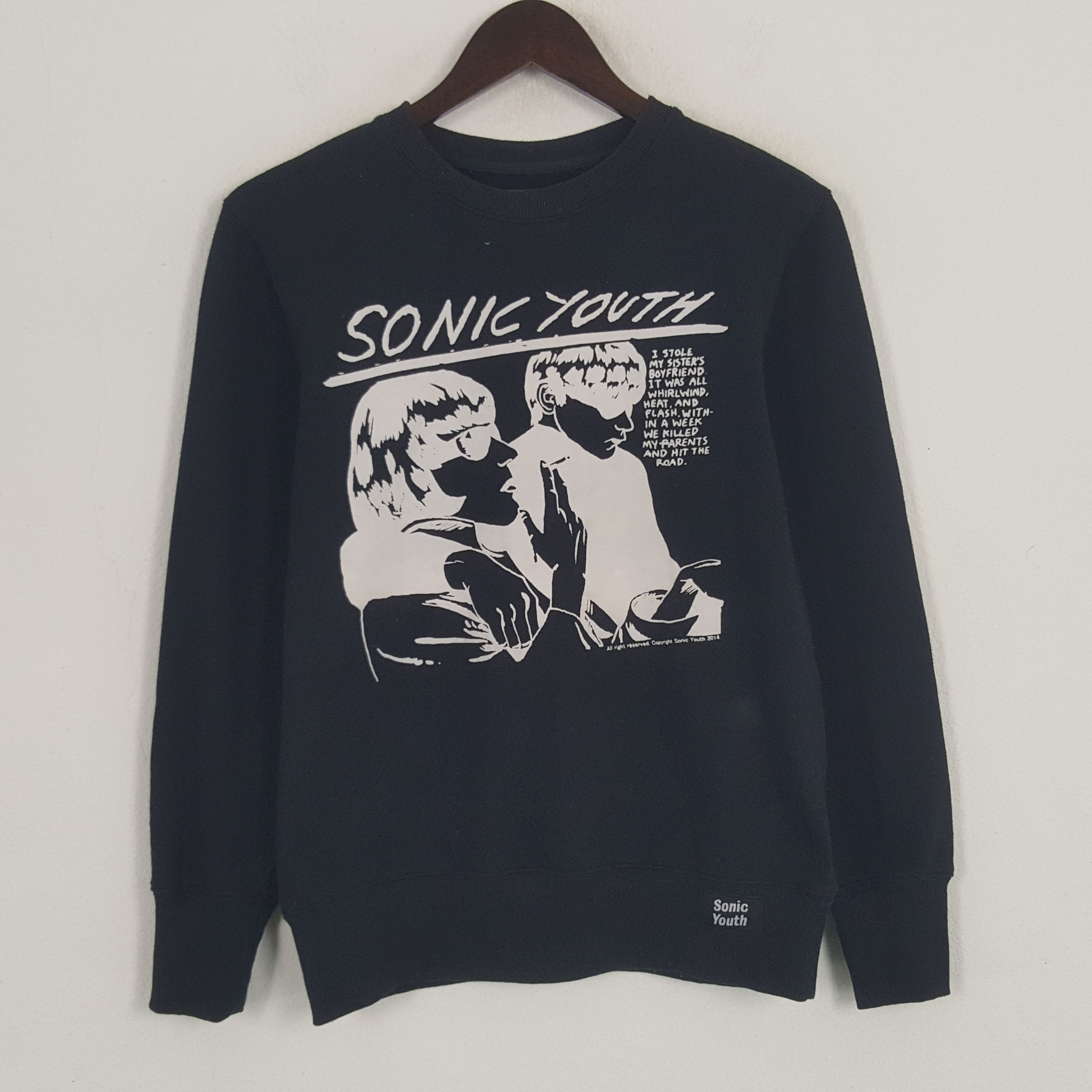 Band Tees × Vintage Vintage Azul x Sonic Youth American Rock Band Sweatshirt Size S / US 4 / IT 40 - 1 Thumbnail