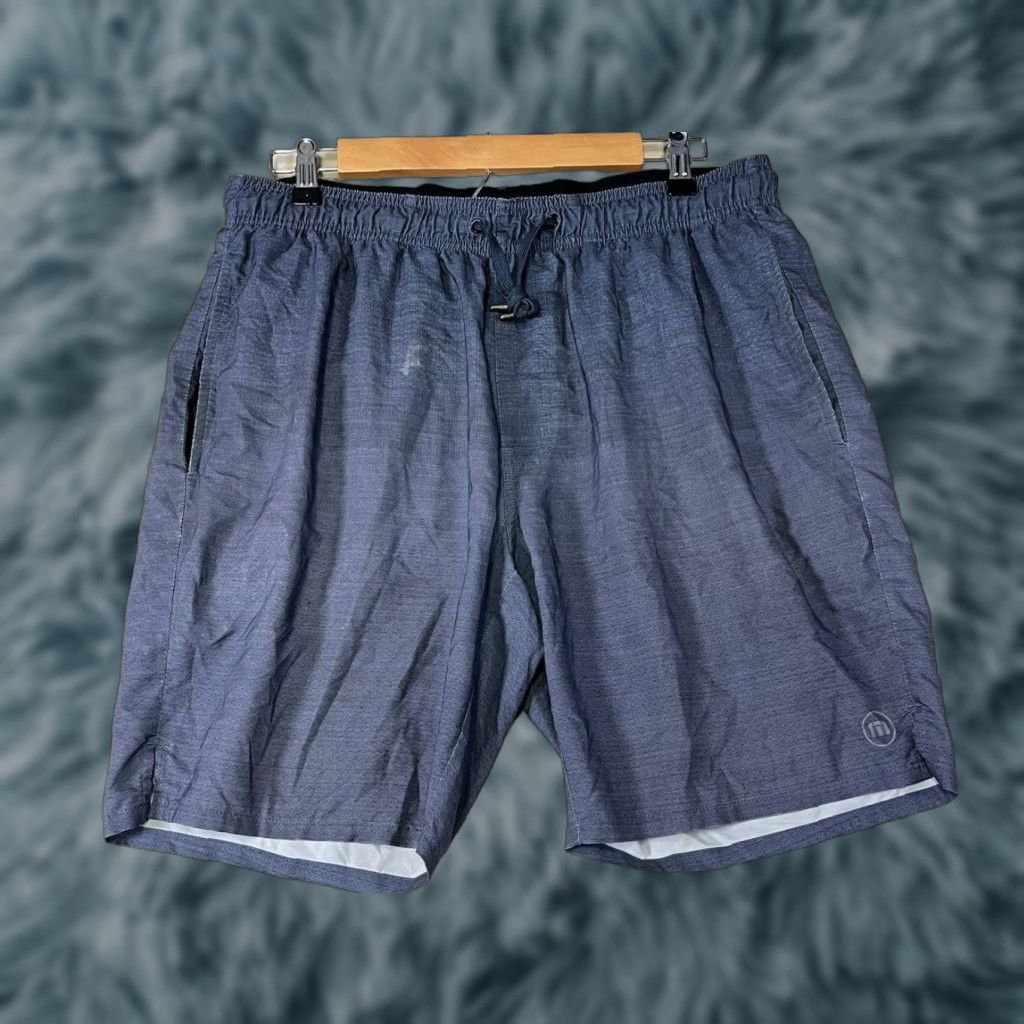 TravisMathew Travis Mathew Men Bermuda Shorts Faded Gray Pockets Drawstring Size L See Measurements Size US 33 - 1 Thumbnail