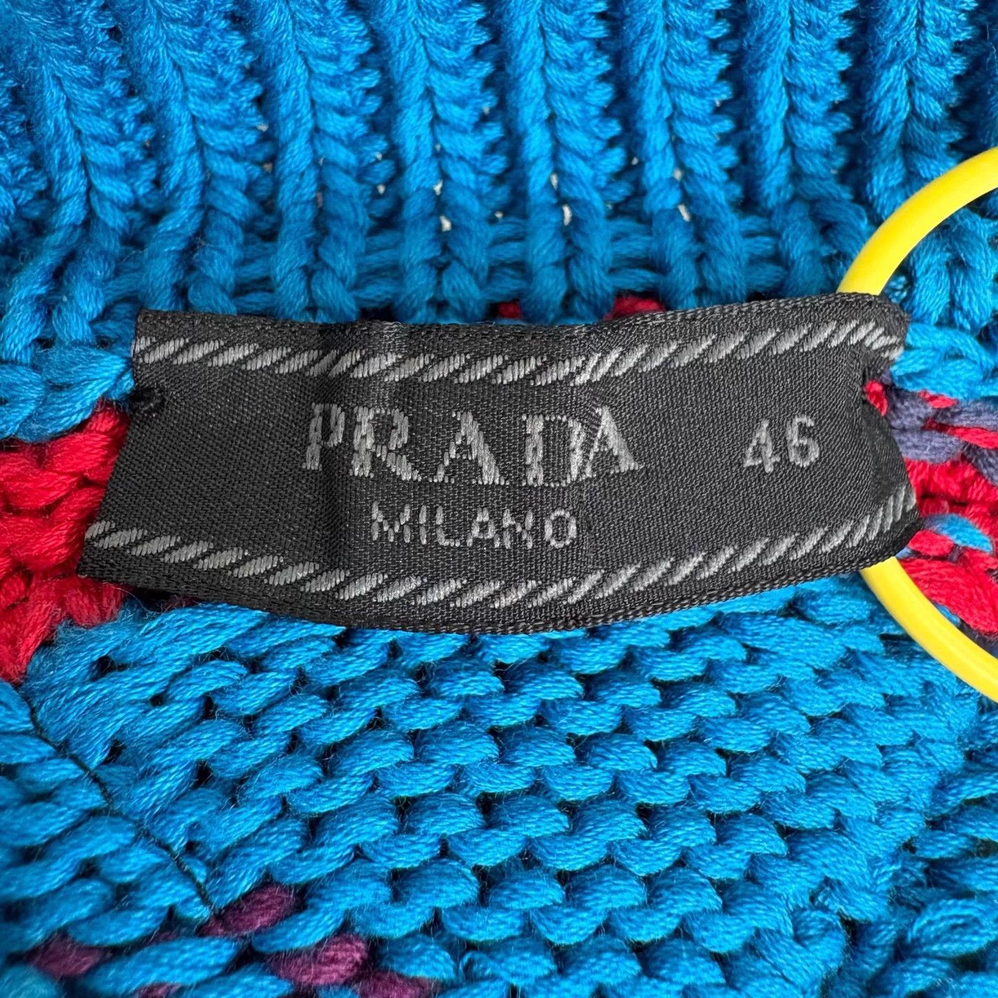 Prada Prada camo paneled wool jacquard sweater size 46 Size US S / EU 44-46 / 1 - 3 Thumbnail