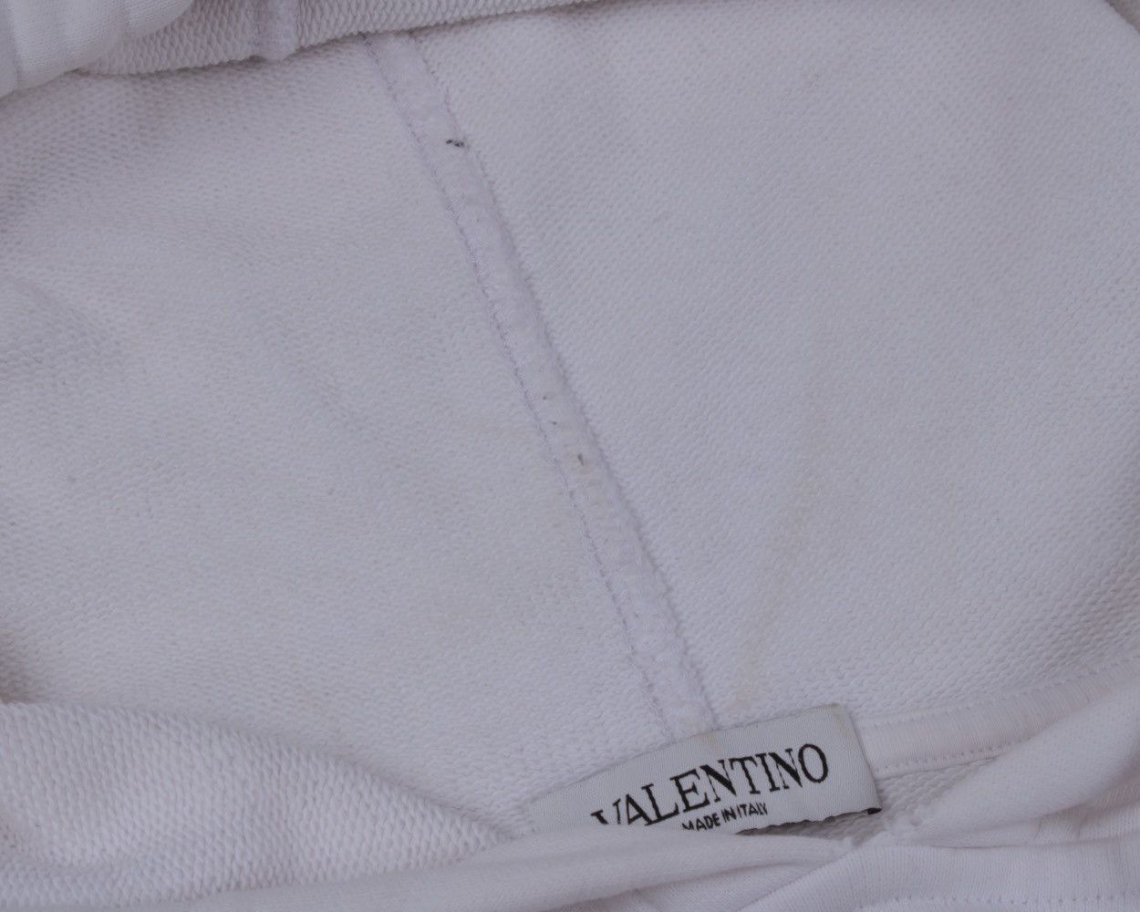 Designer × Valentino VALENTINO Be My VLTN White Hoodie Size S made in Italy Size US S / EU 44-46 / 1 - 10 Thumbnail