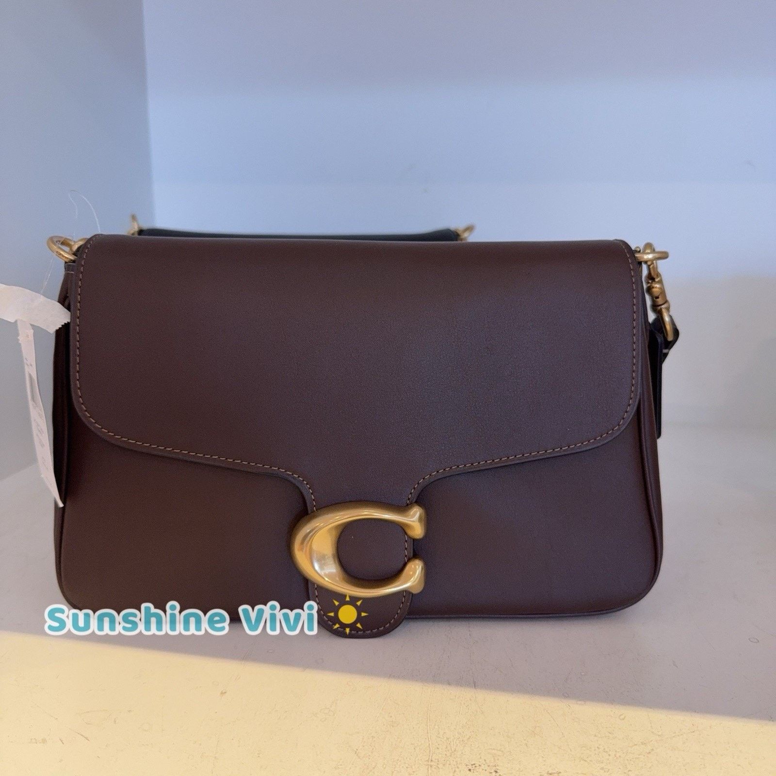 Coach NWT Coach Soft Tabby CAM98 Maple Shoulder Bag Smooth Leather Size ONE SIZE - 1 Thumbnail