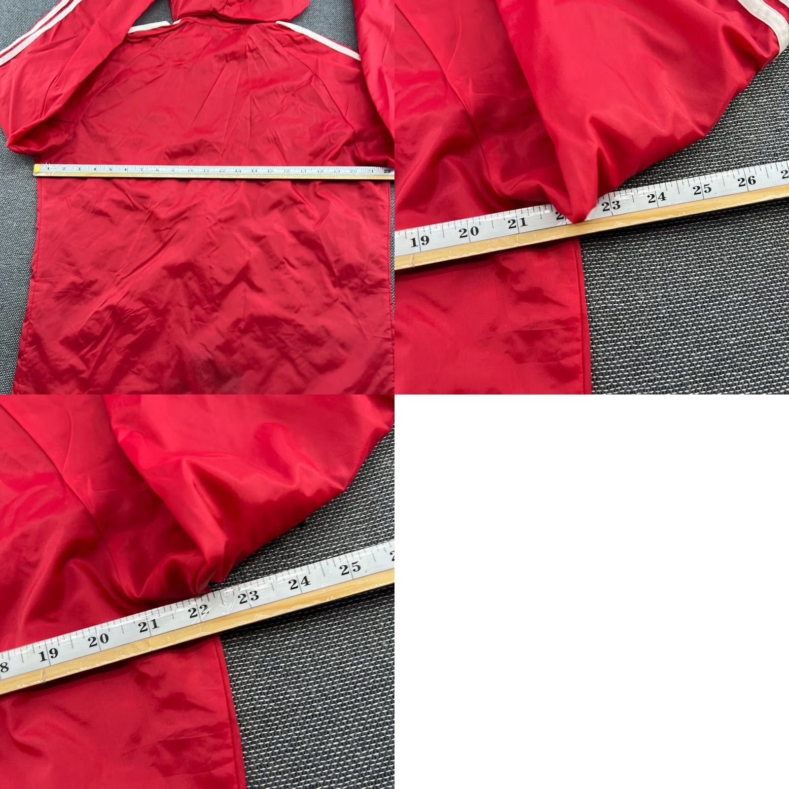 Adidas VINTAGE adidas 90s Rain Jacket Womens S Red Hooded Lightweight Windbreaker Waterproof Zip Pockets Adult Womens Size S / US 4 / IT 40 - 9 Thumbnail