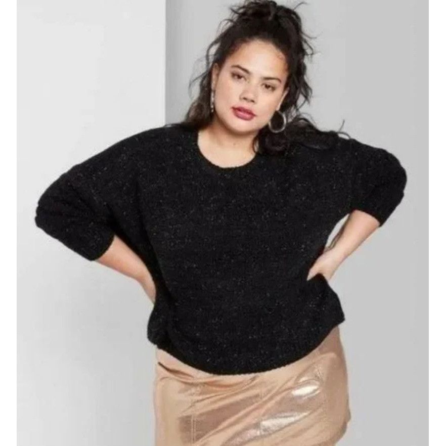 Other Size XXLarge Women's Crewneck Tinsel Sweater Size XXL / US 16-18 / IT 52-54 - 3 Thumbnail