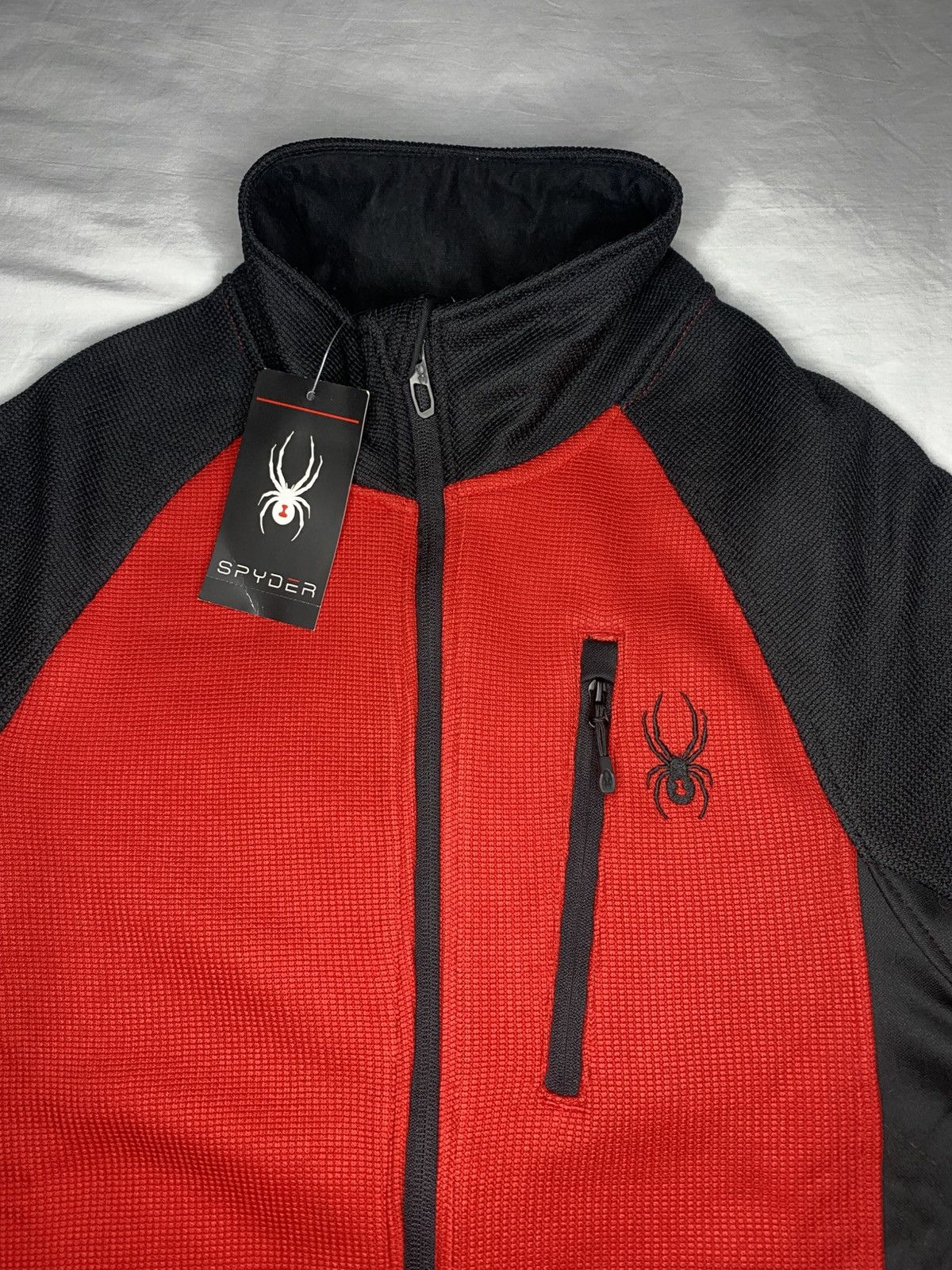 Spyder Spyder Men's Raider 2.0 Full Zip Jacket Red Medium NWT Size US M / EU 48-50 / 2 - 1 Thumbnail