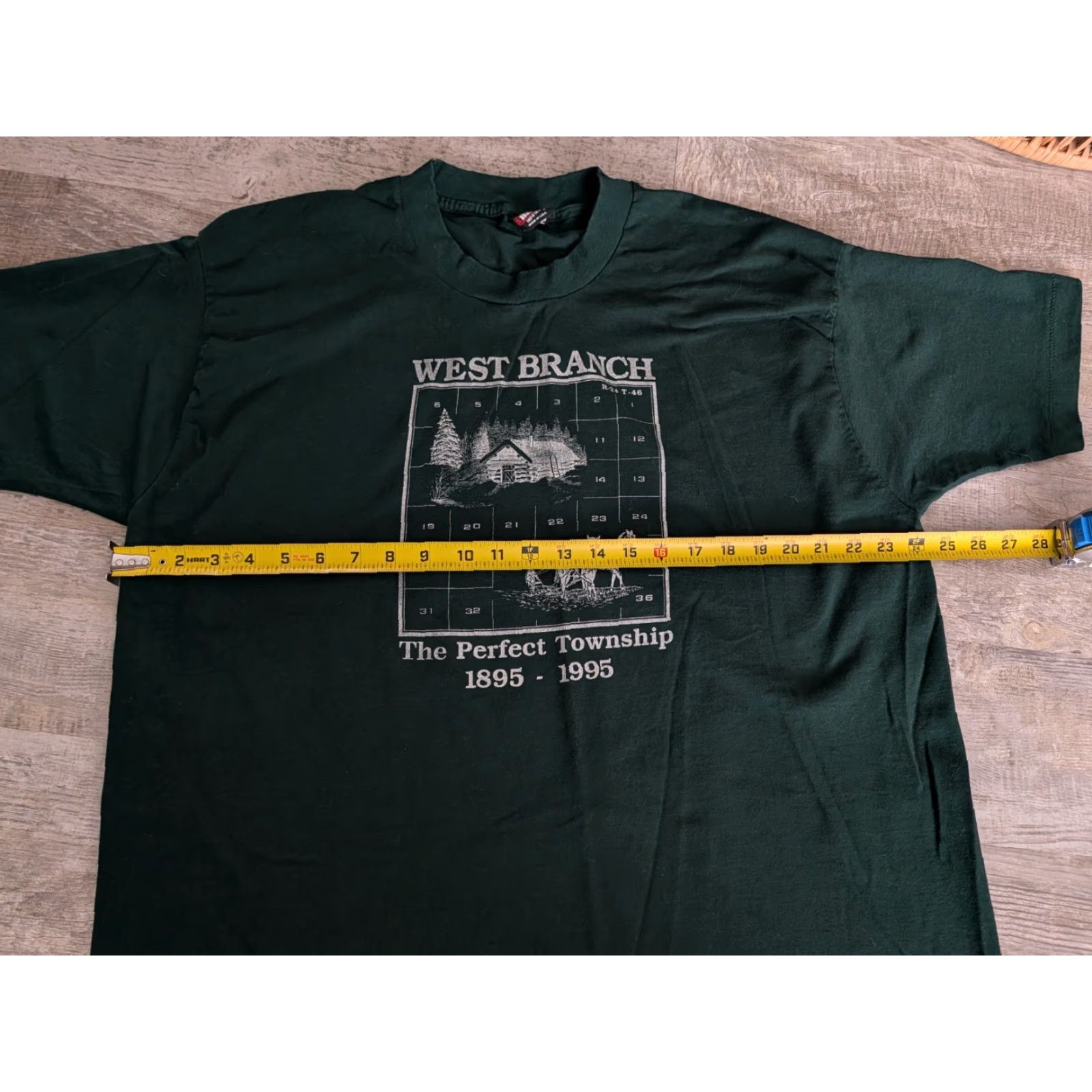Vintage VINTAGE West Branch Michigan Perfect Township Centennial Tee Shirt USA Made 2XL EUC Size US XXL / EU 58 / 5 - 7 Thumbnail