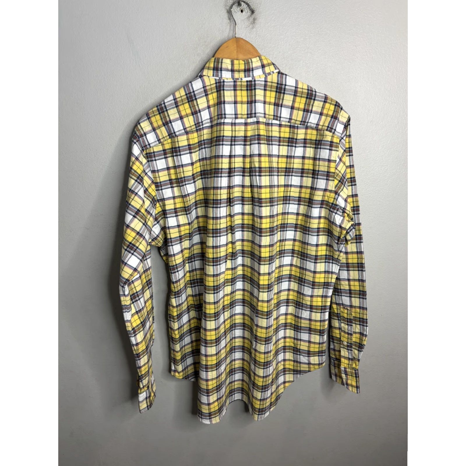 Ralph Lauren Ralph Lauren Shirt Mens Large Yellow Plaid Classic Fit Button Down Long Sleeve Size US L / EU 52-54 / 3 - 6 Thumbnail