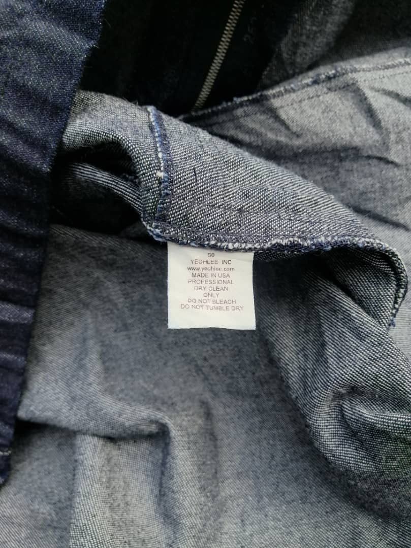 Designer Yeohlee New York Denim Jacket Size L / US 10 / IT 46 - 5 Thumbnail
